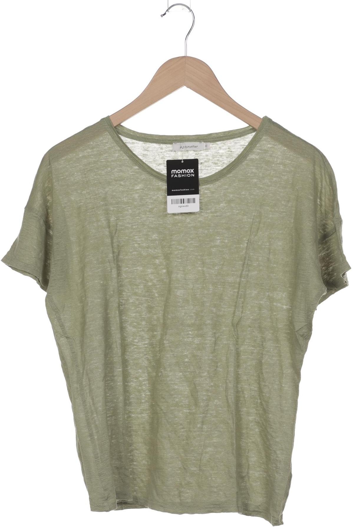 

hessnatur Damen T-Shirt, hellgrün, Gr. 40