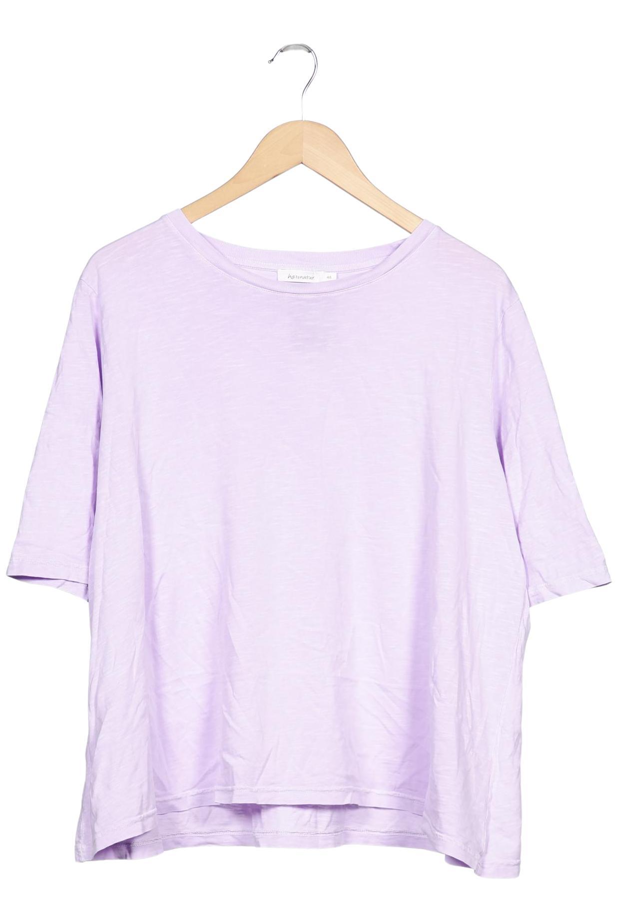 

hessnatur Damen T-Shirt, flieder, Gr. 46
