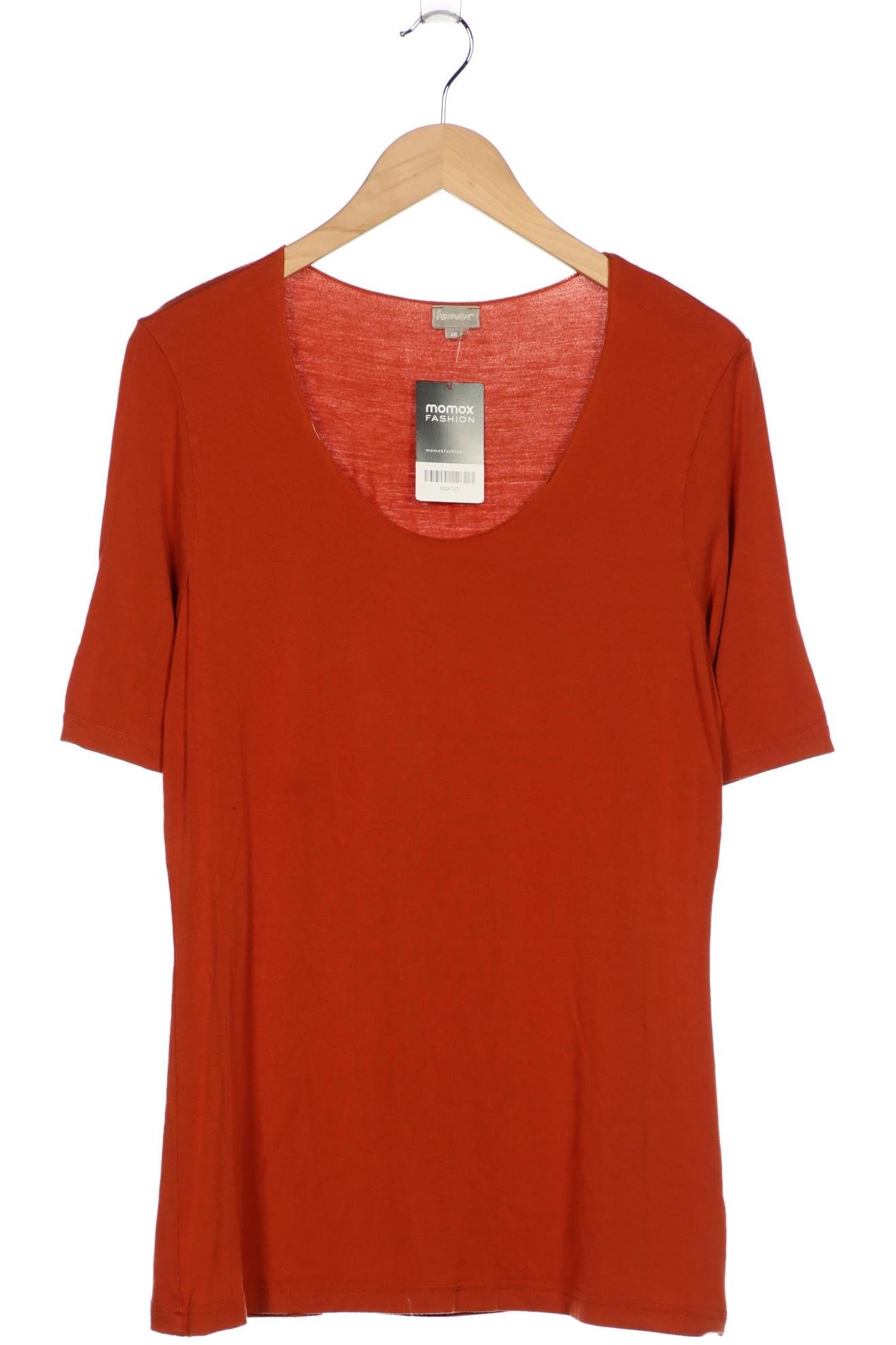 

hessnatur Damen T-Shirt, rot, Gr. 46