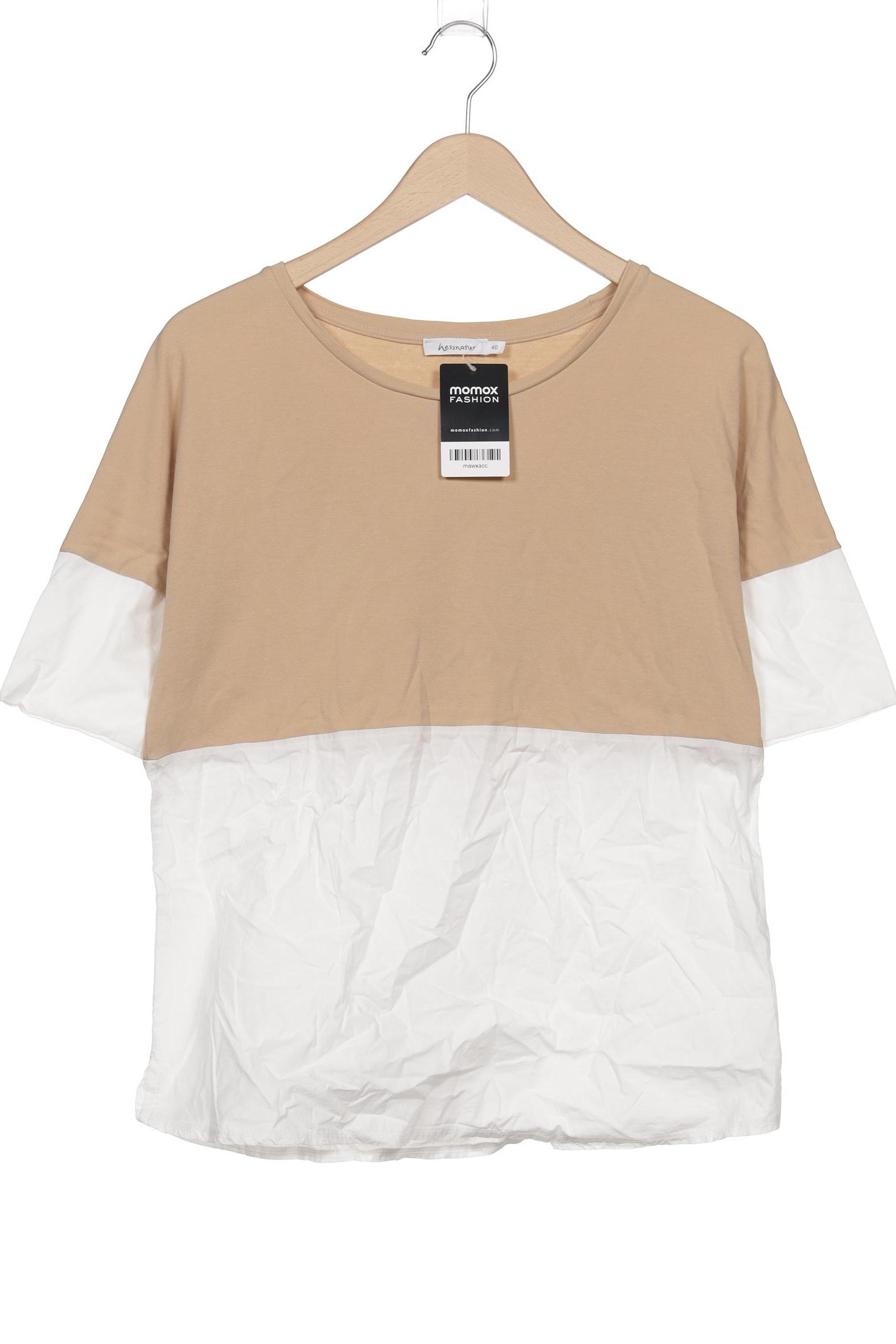 

hessnatur Damen T-Shirt, beige, Gr. 40
