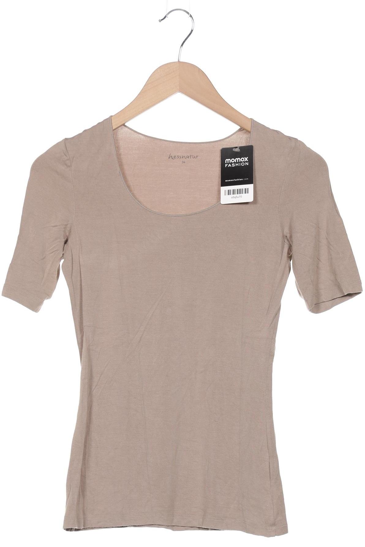 

hessnatur Damen T-Shirt, beige, Gr. 34