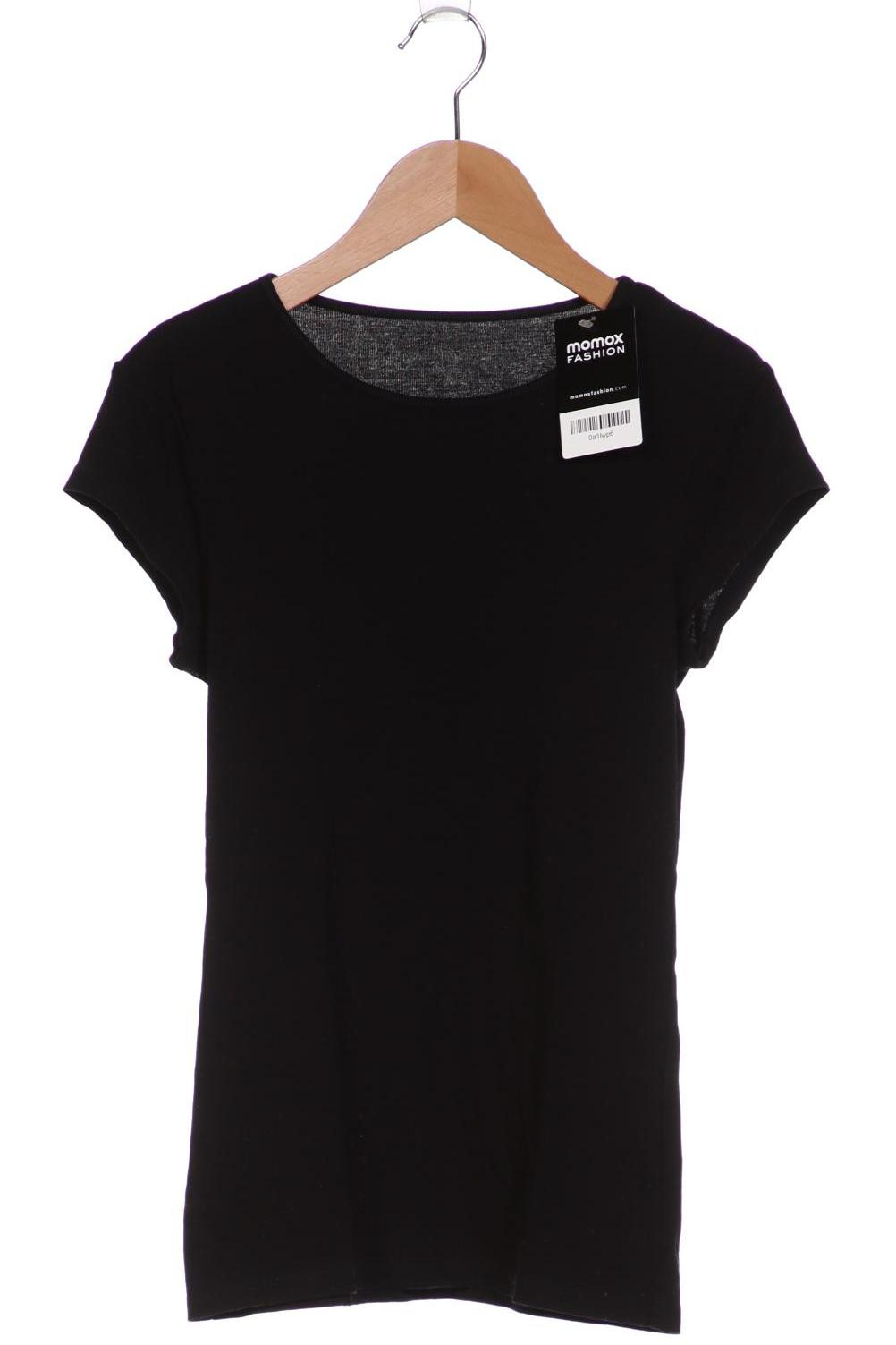

hessnatur Damen T-Shirt, schwarz, Gr. 36
