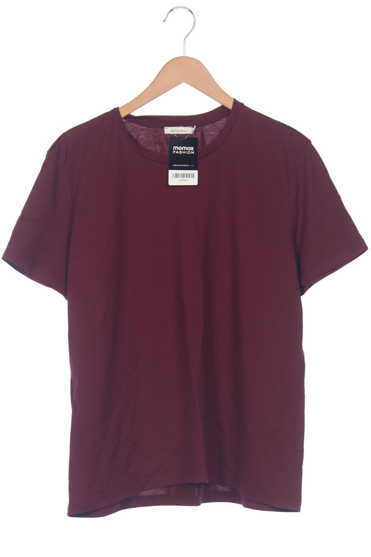 

hessnatur Damen T-Shirt, bordeaux, Gr. 48