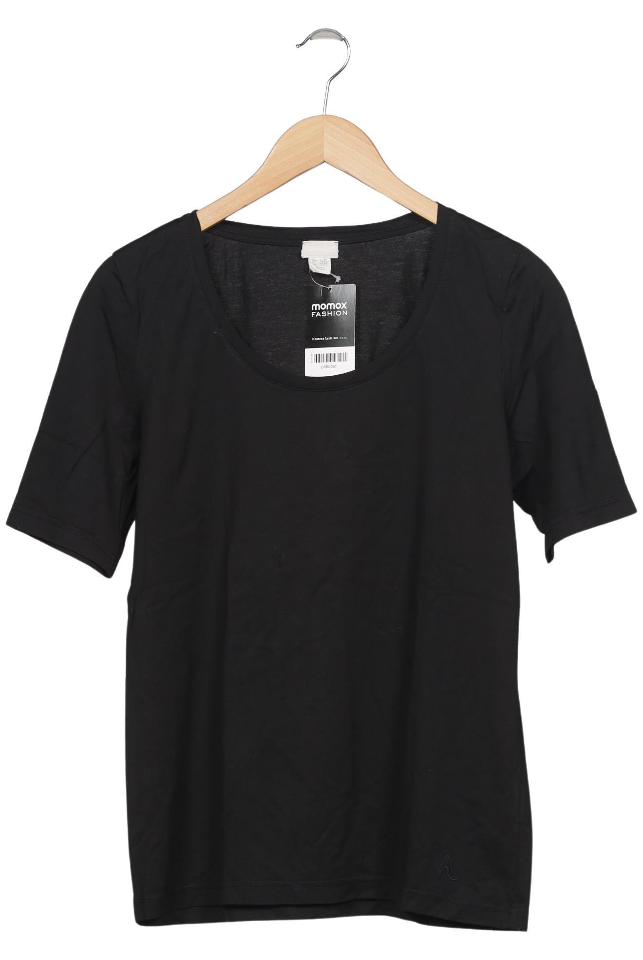 

hessnatur Damen T-Shirt, schwarz, Gr. 40