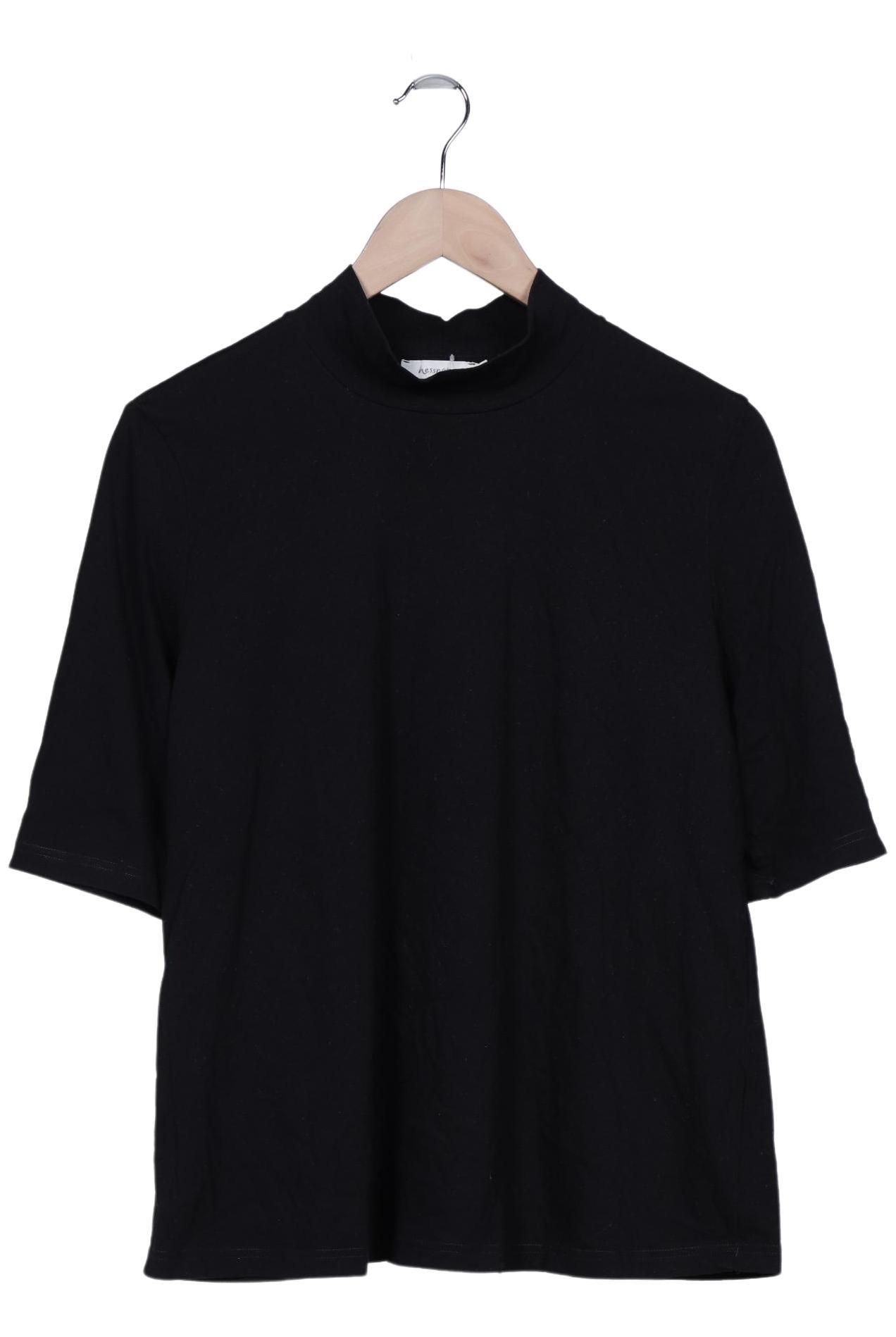 

hessnatur Damen T-Shirt, schwarz, Gr. 44