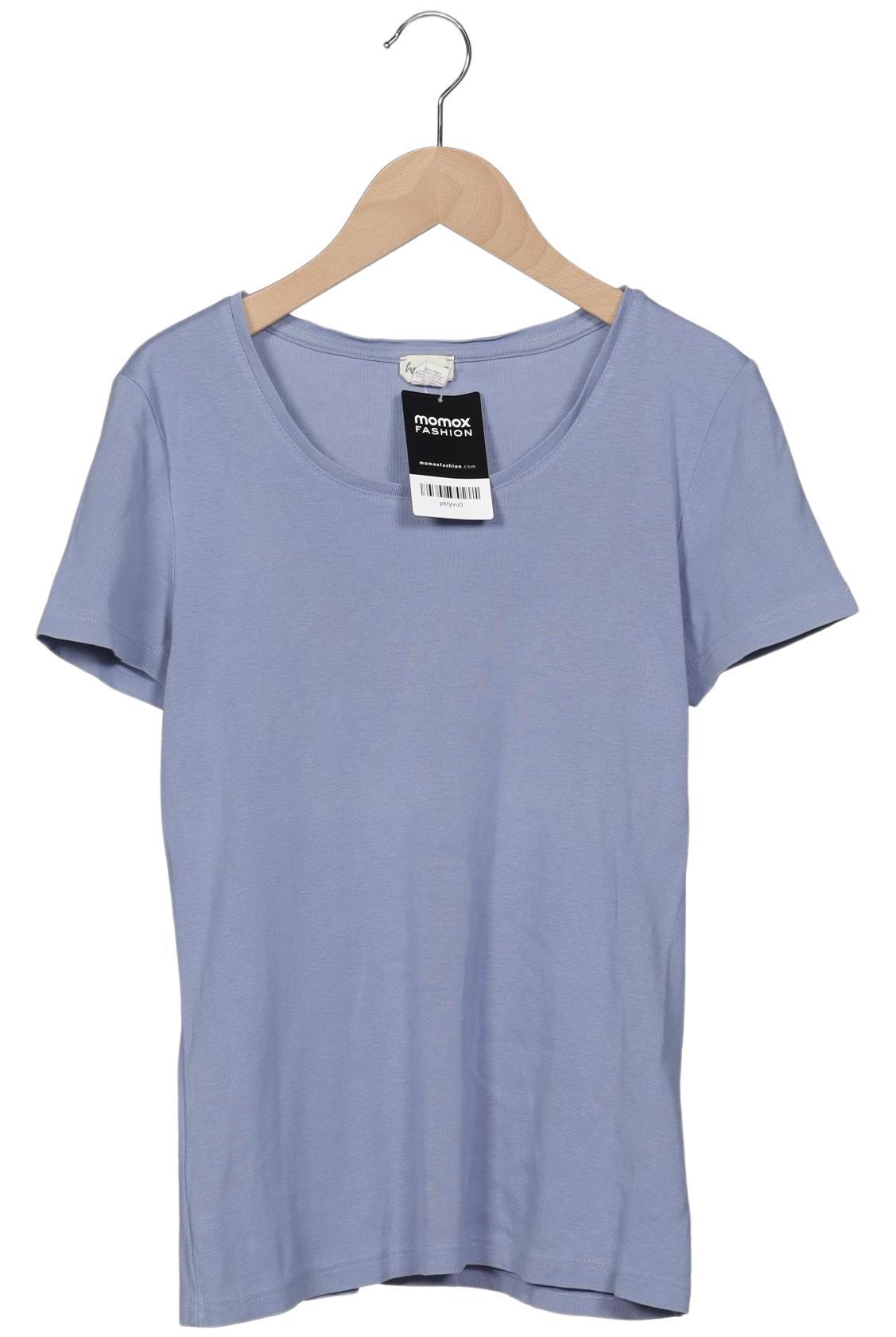 

hessnatur Damen T-Shirt, hellblau, Gr. 36