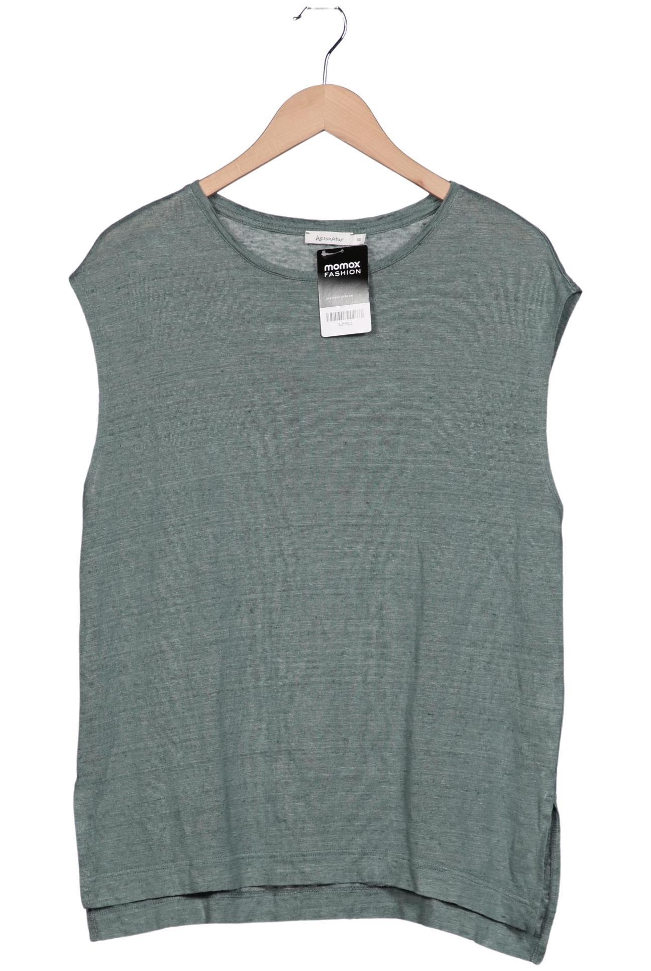 

hessnatur Damen T-Shirt, grün, Gr. 40