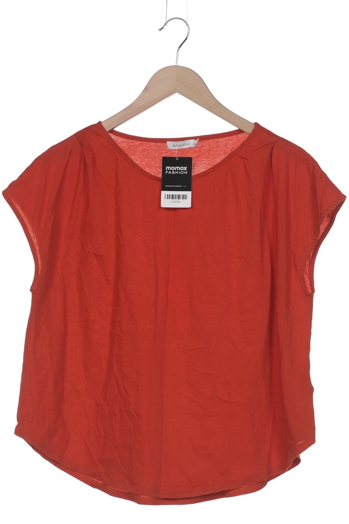 

hessnatur Damen T-Shirt, orange, Gr. 48