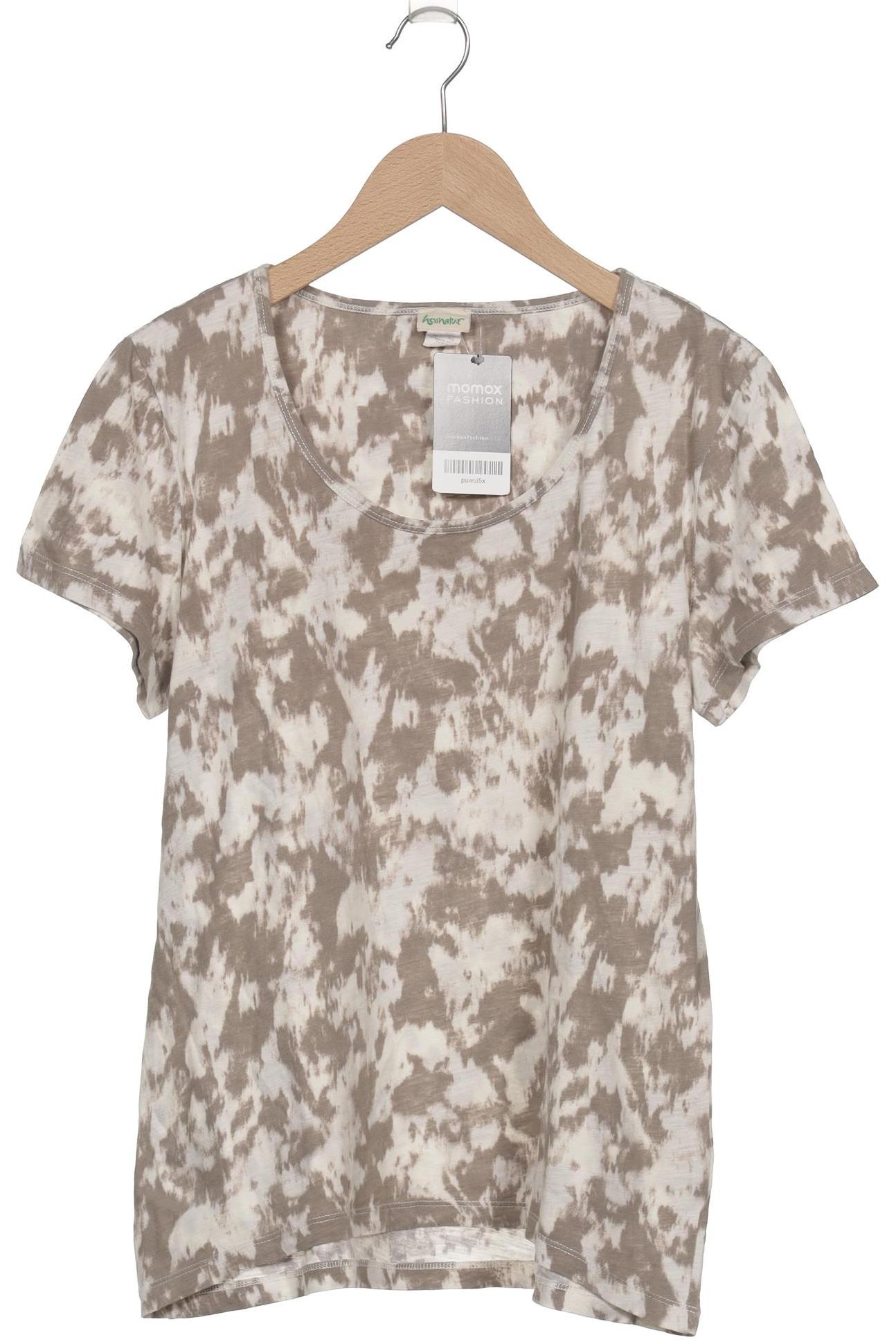 

hessnatur Damen T-Shirt, beige, Gr. 36