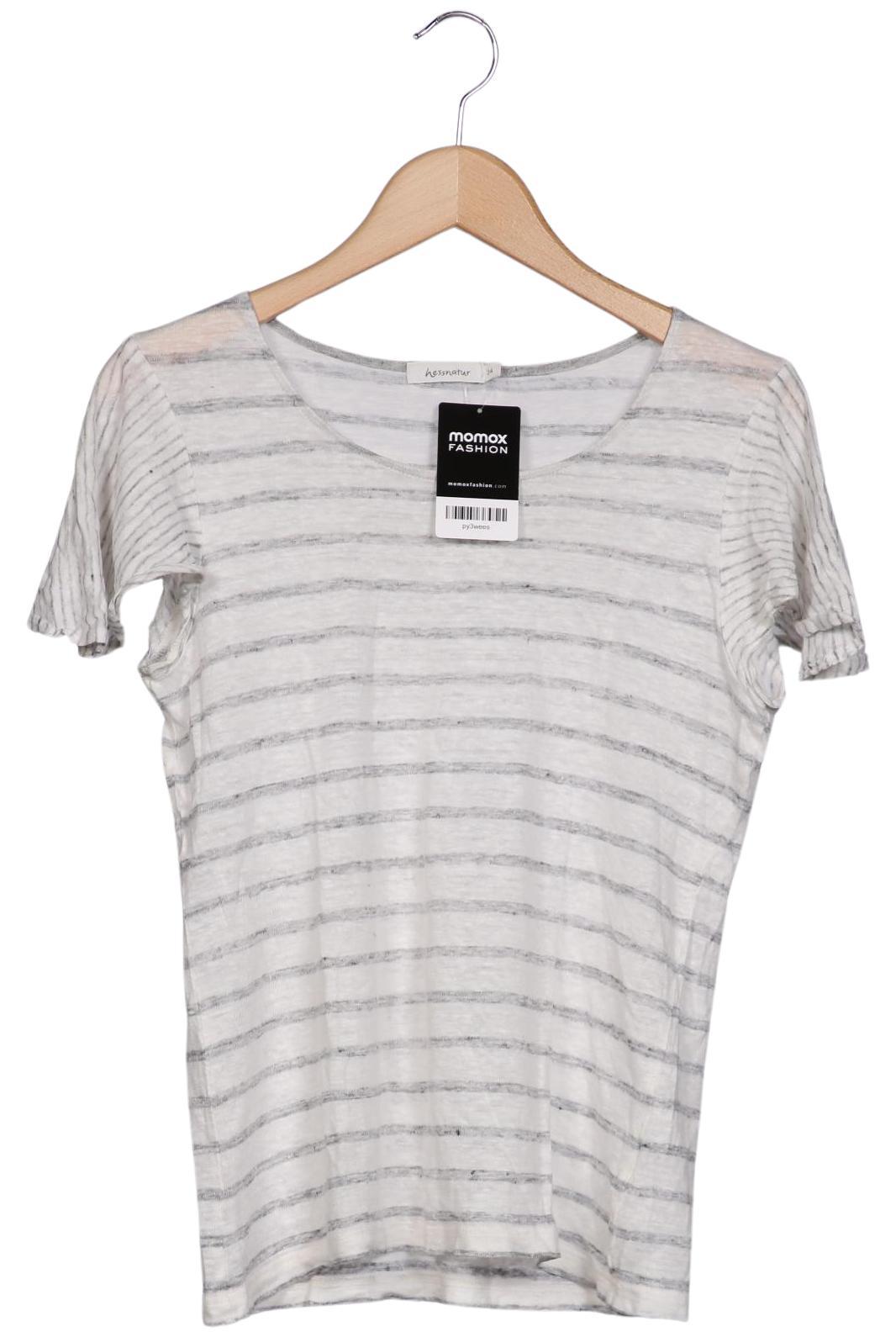 

hessnatur Damen T-Shirt, grau, Gr. 34
