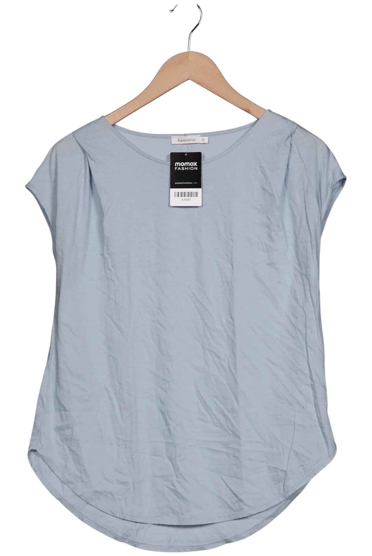 

hessnatur Damen T-Shirt, hellblau, Gr. 38