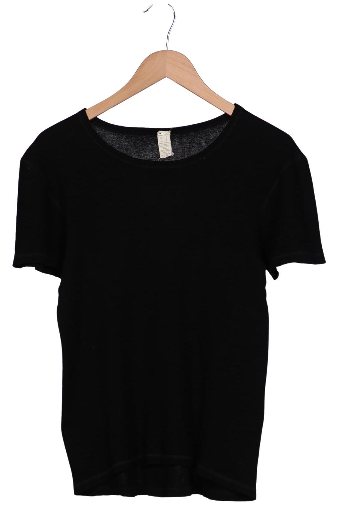 

hessnatur Damen T-Shirt, schwarz, Gr. 36