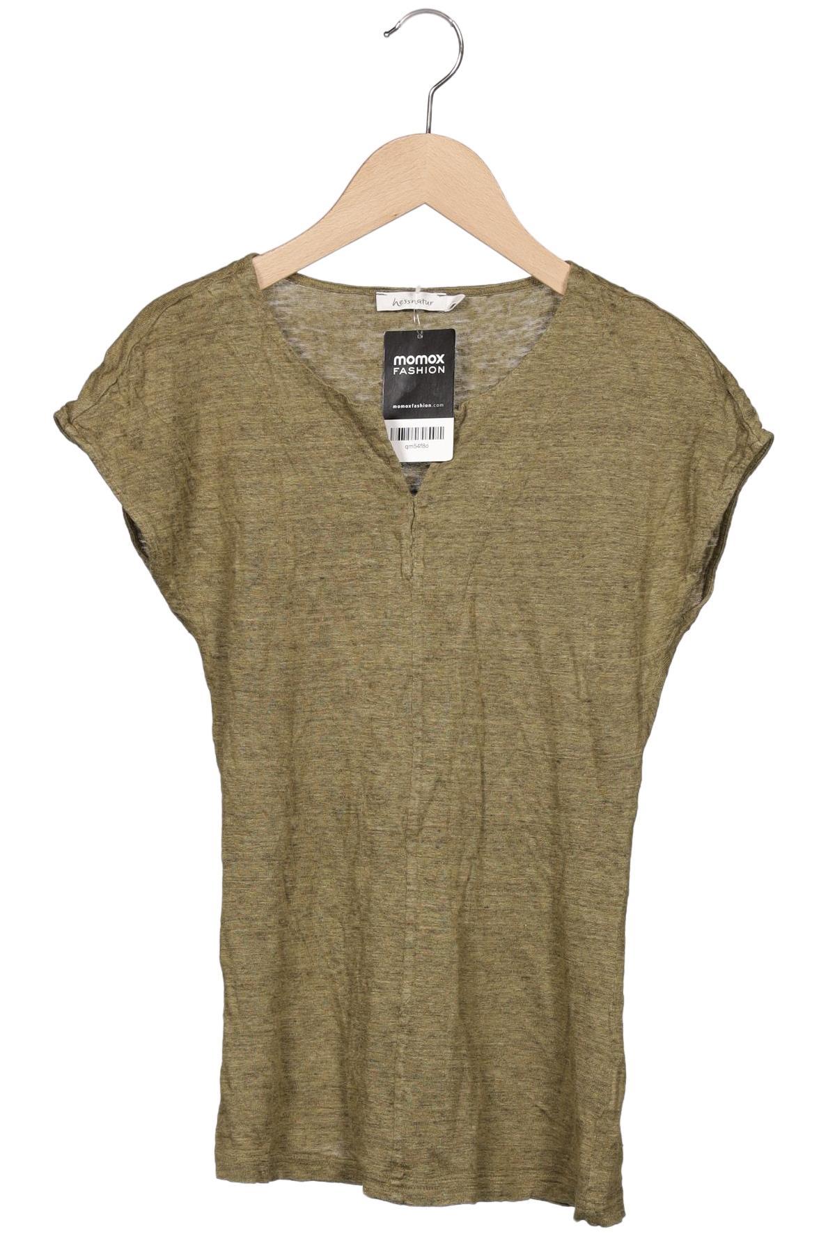 

hessnatur Damen T-Shirt, grün, Gr. 34