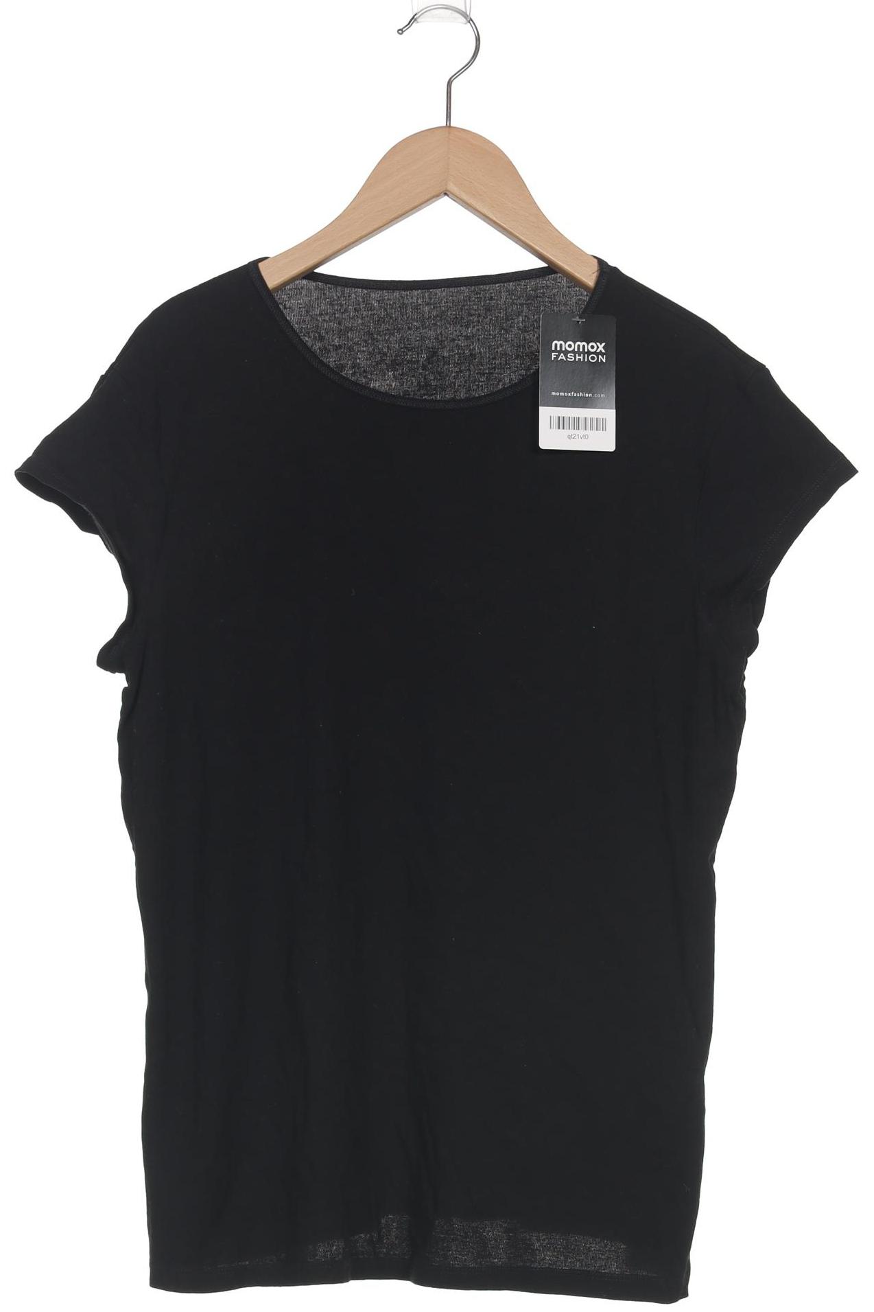 

hessnatur Damen T-Shirt, schwarz, Gr. 44