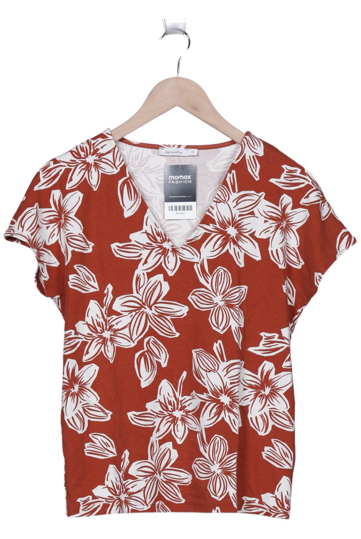 

hessnatur Damen T-Shirt, orange, Gr. 34