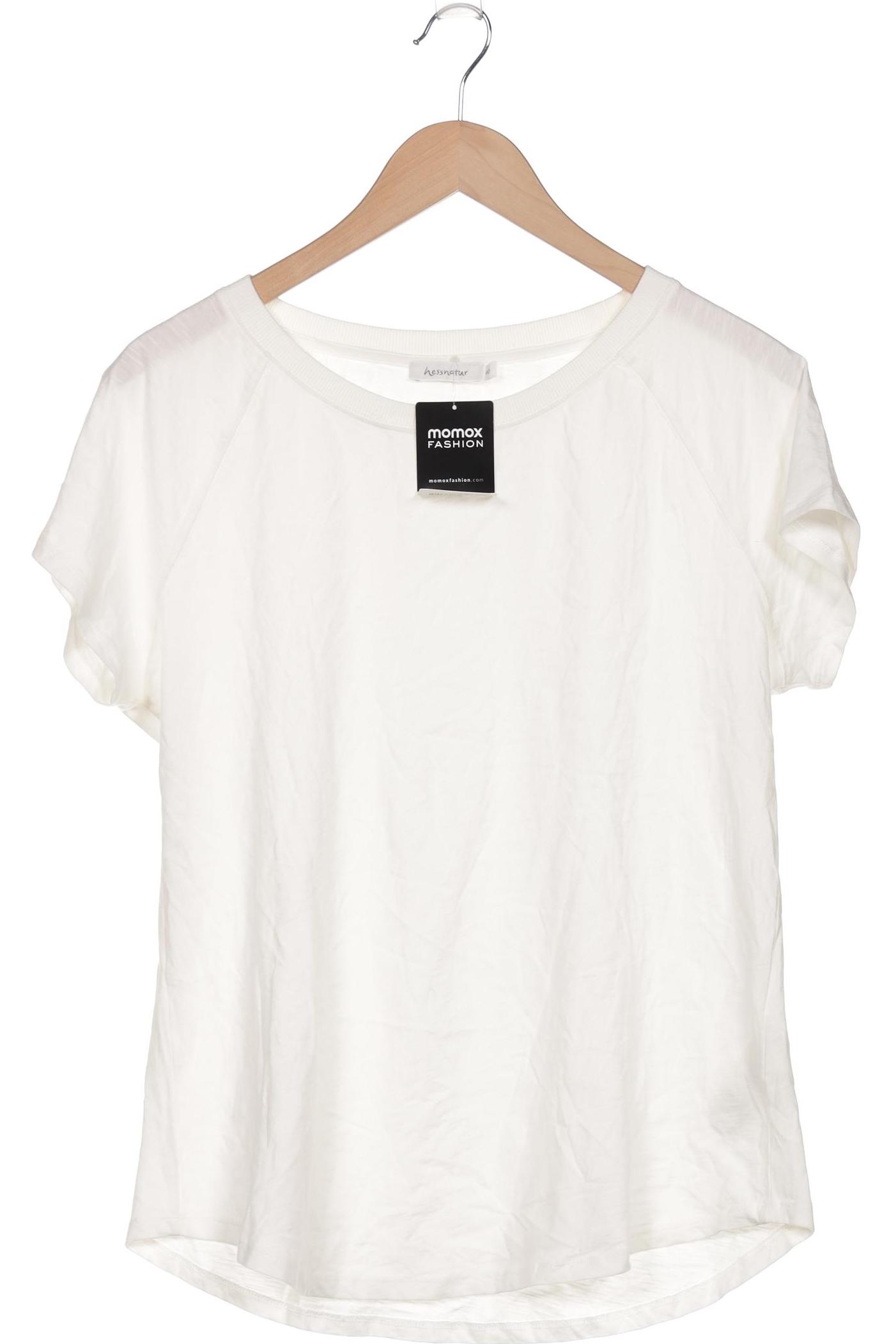 

hessnatur Damen T-Shirt, cremeweiß, Gr. 40
