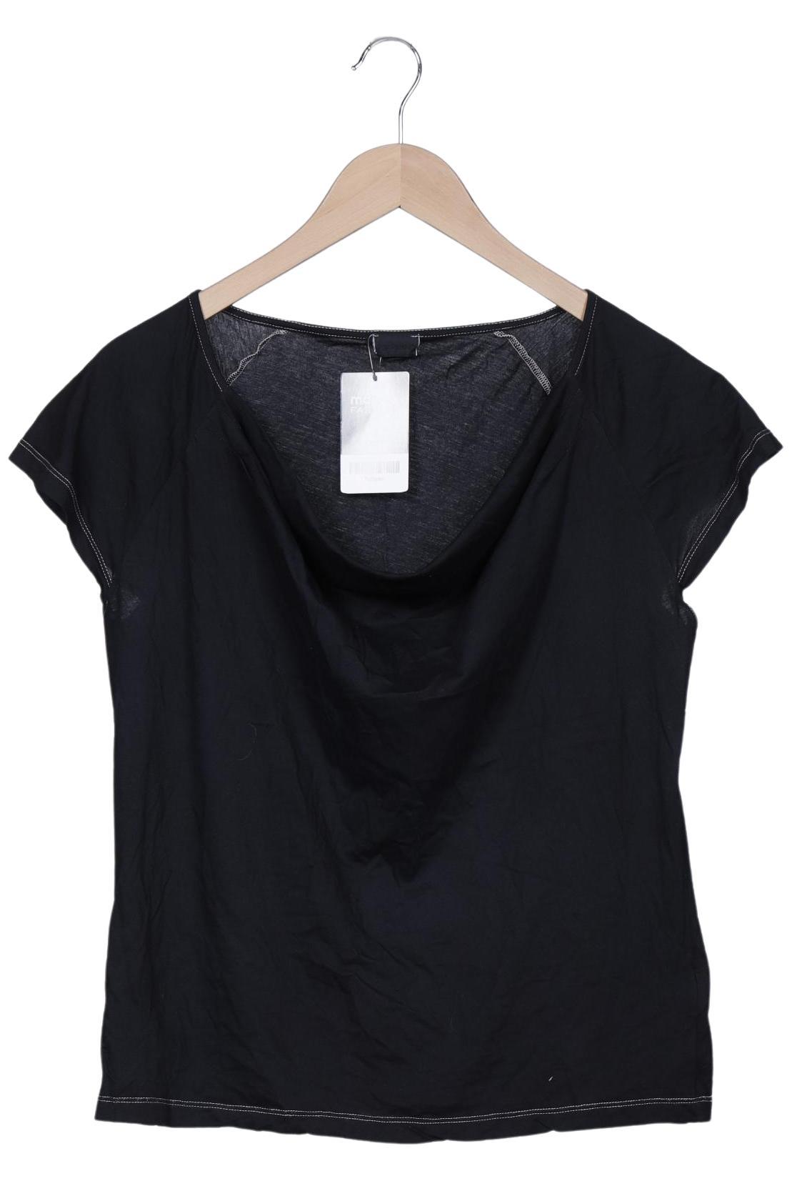 

hessnatur Damen T-Shirt, schwarz, Gr. 46