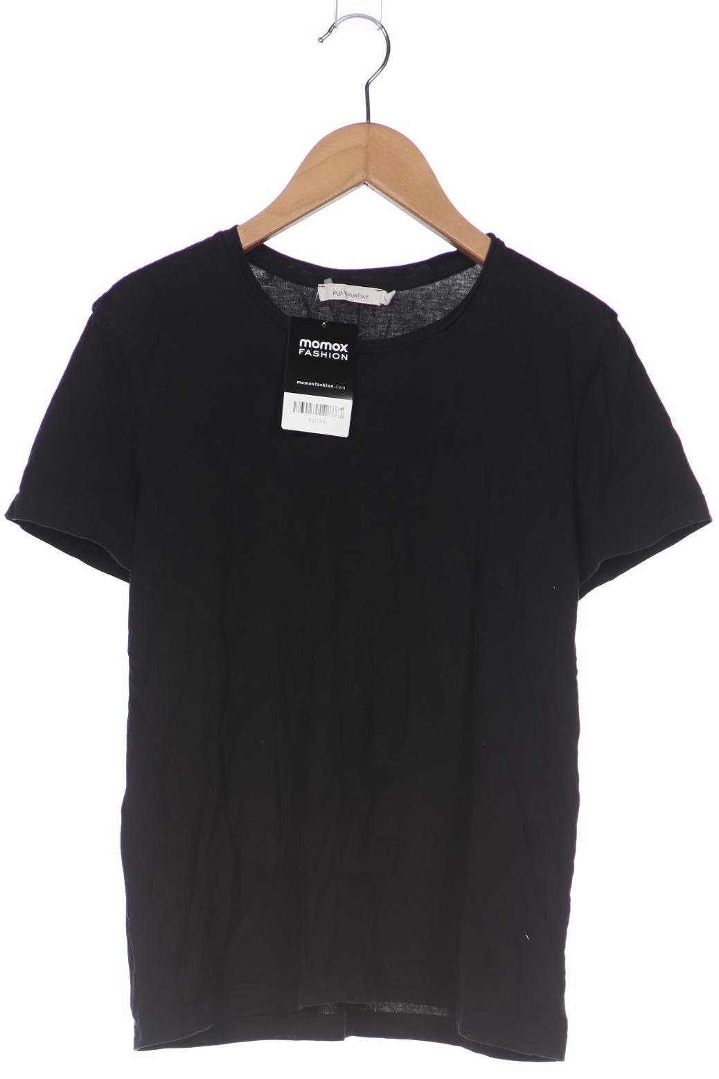 

hessnatur Damen T-Shirt, schwarz, Gr. 34