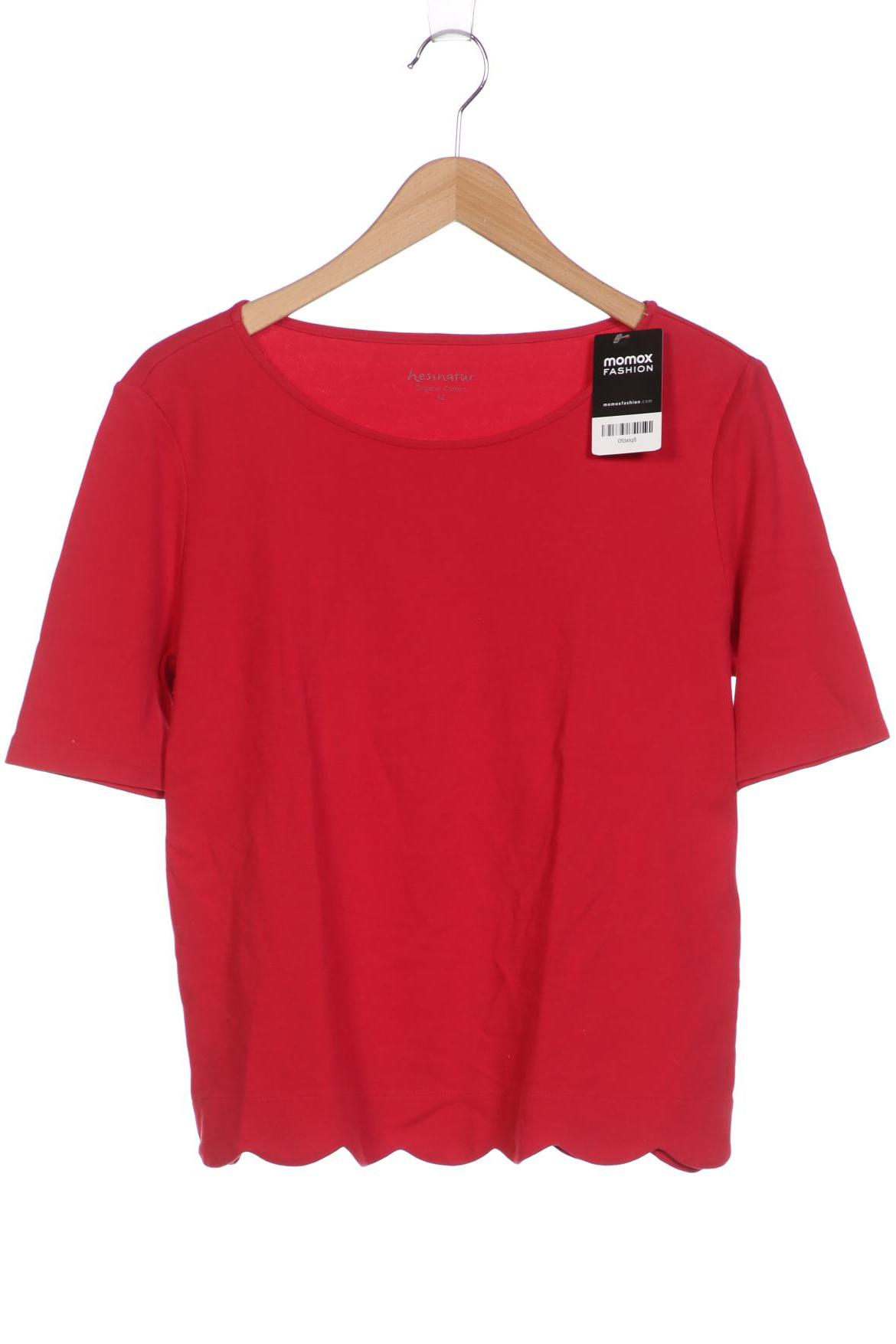 

hessnatur Damen T-Shirt, rot, Gr. 42