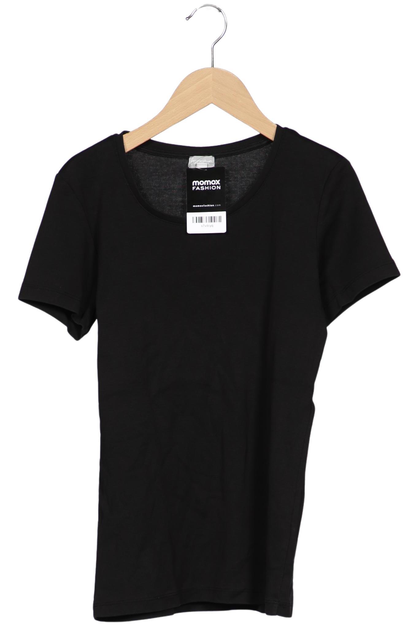 

hessnatur Damen T-Shirt, schwarz, Gr. 36