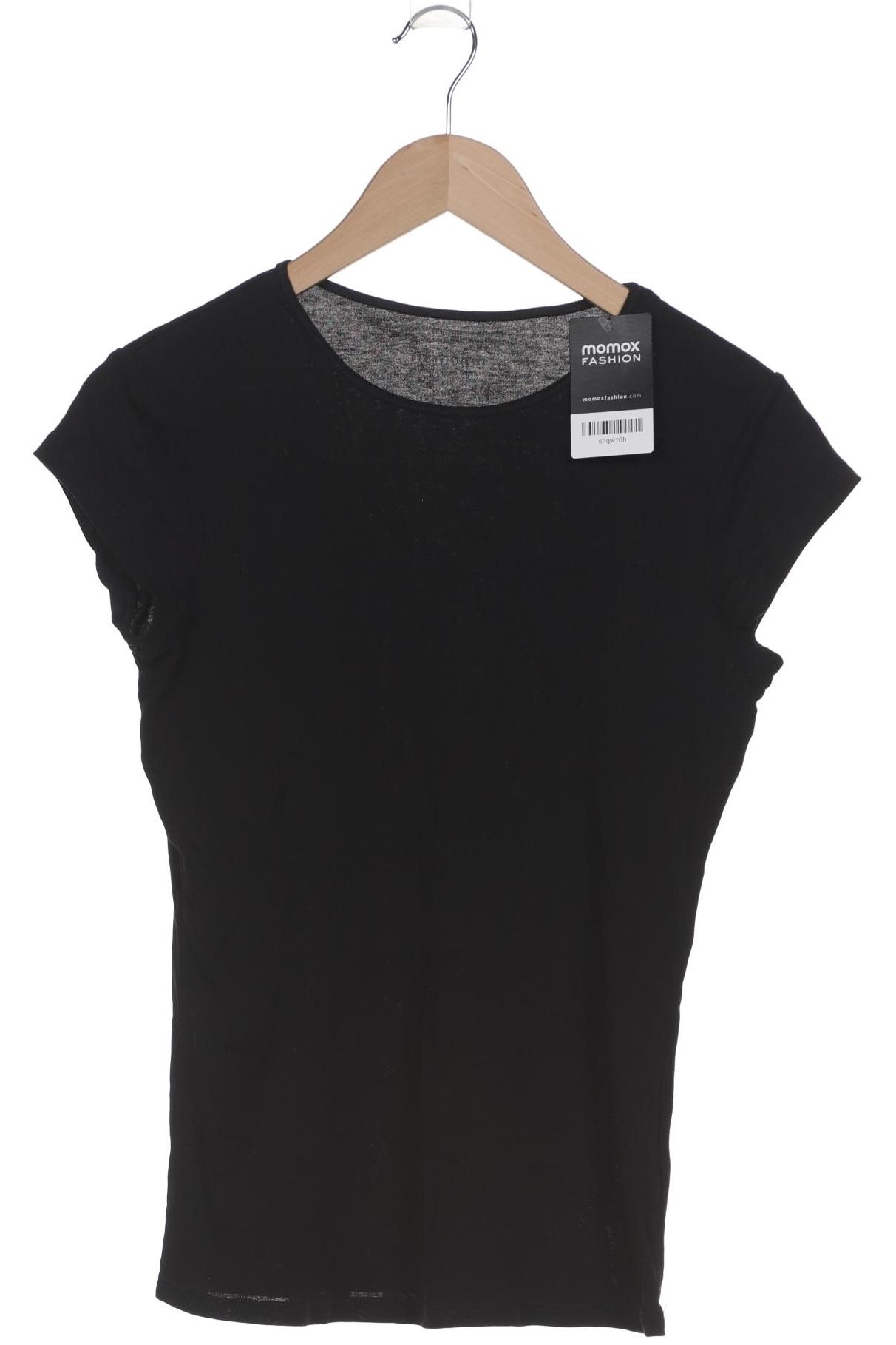 

hessnatur Damen T-Shirt, schwarz, Gr. 38