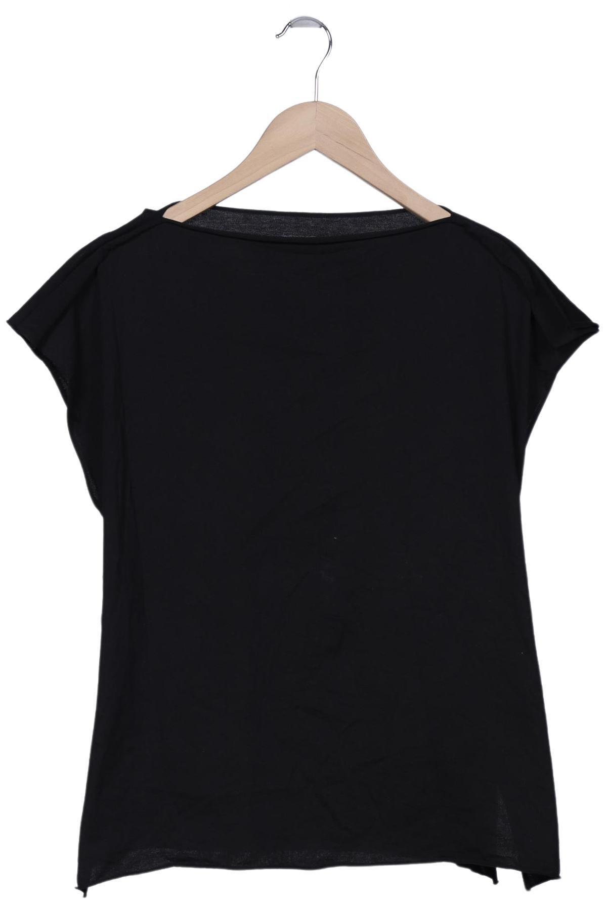 

hessnatur Damen T-Shirt, schwarz, Gr. 36