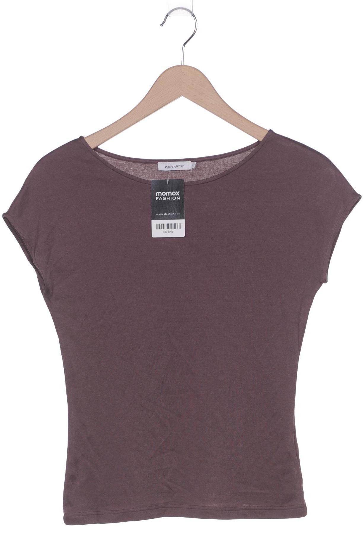 

hessnatur Damen T-Shirt, bordeaux, Gr. 36