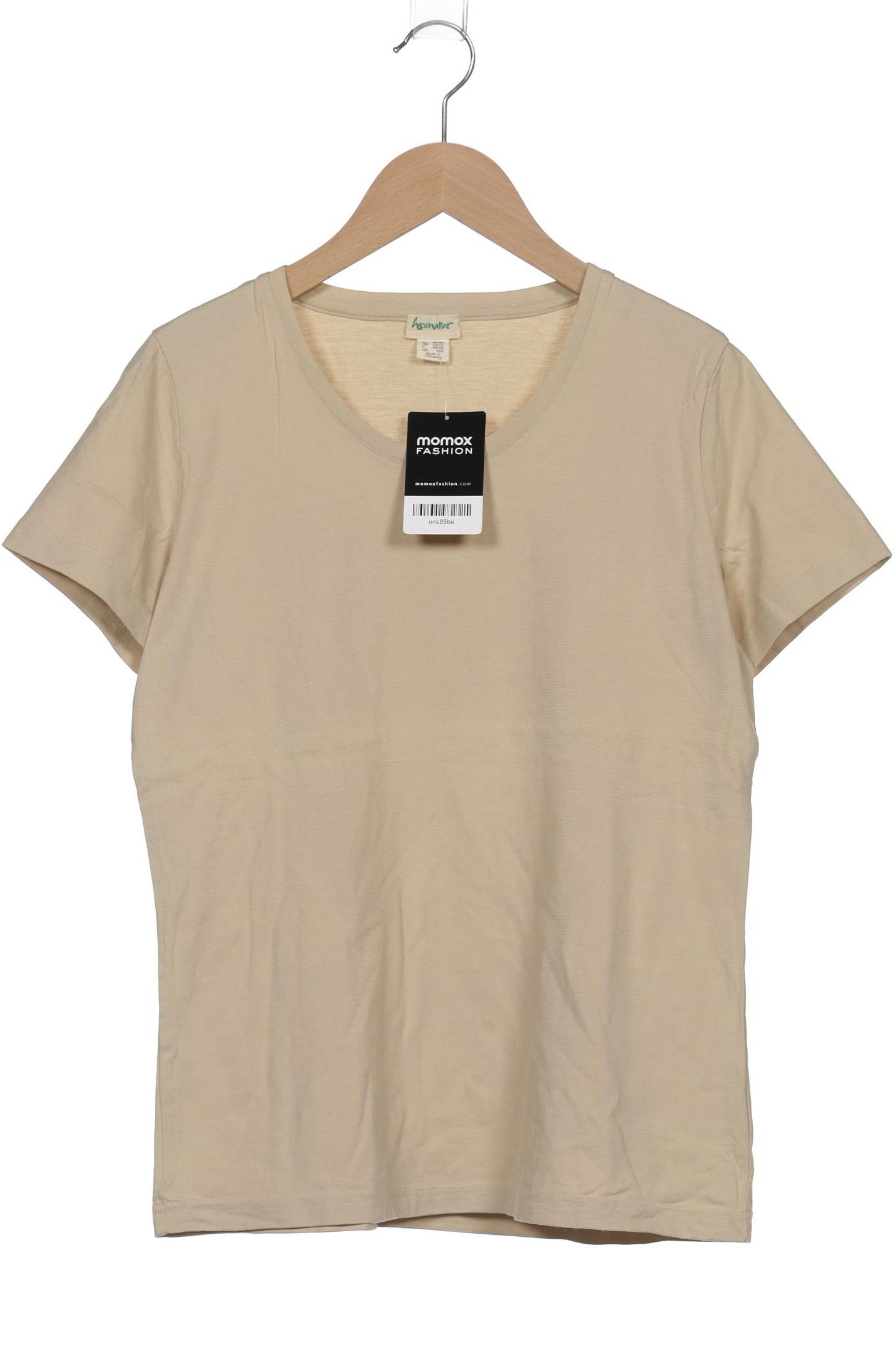 

hessnatur Damen T-Shirt, beige, Gr. 36