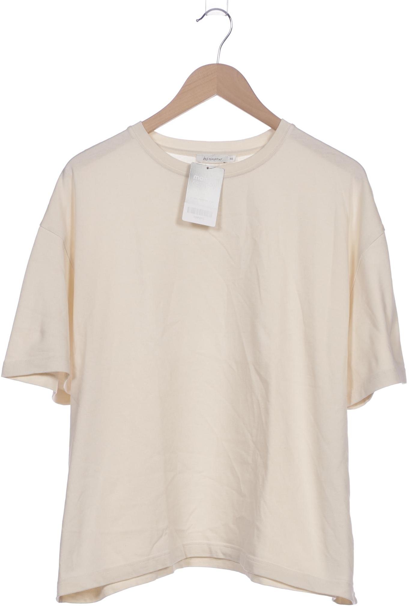 

hessnatur Damen T-Shirt, cremeweiß, Gr. 46