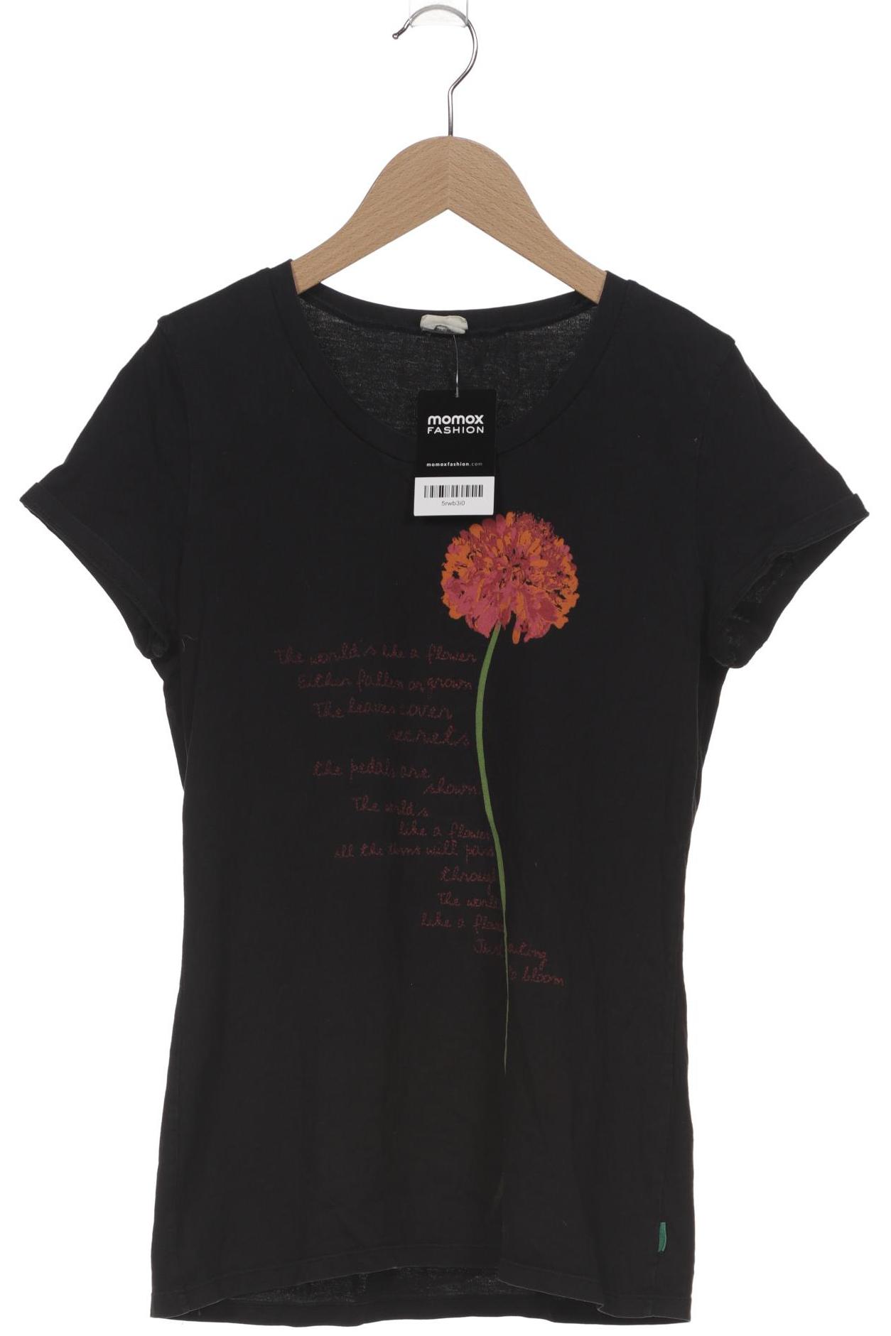 

hessnatur Damen T-Shirt, schwarz, Gr. 36