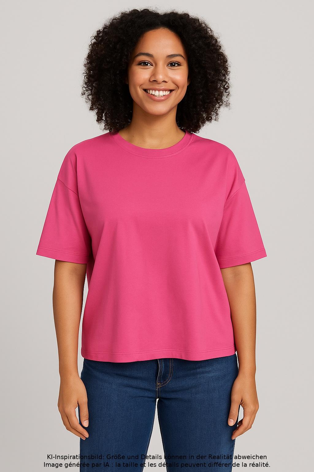 

hessnatur Damen T-Shirt, pink, Gr. 42