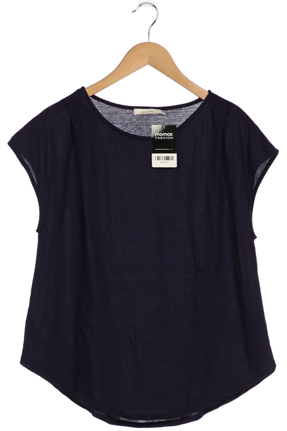 

hessnatur Damen T-Shirt, marineblau, Gr. 42