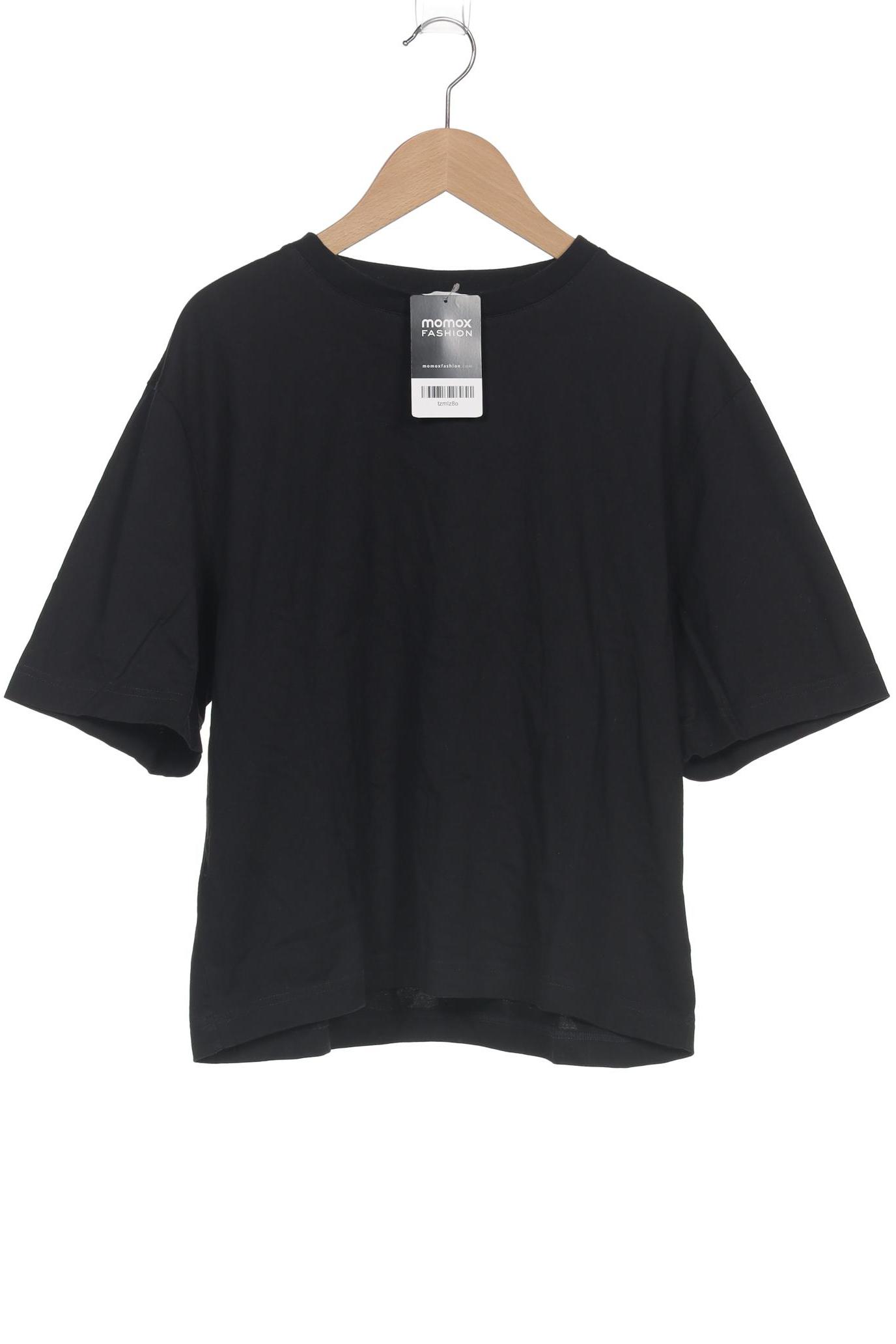 

hessnatur Damen T-Shirt, schwarz, Gr. 38