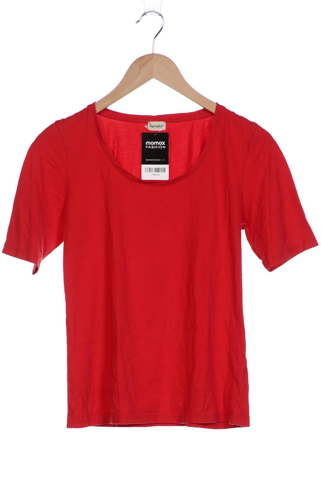 

hessnatur Damen T-Shirt, rot, Gr. 36