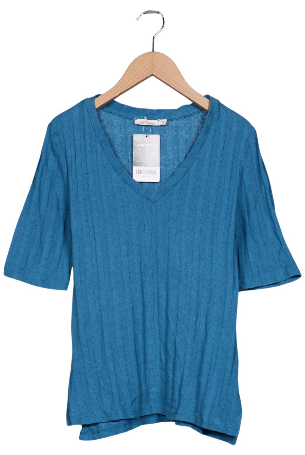 

hessnatur Damen T-Shirt, blau, Gr. 40