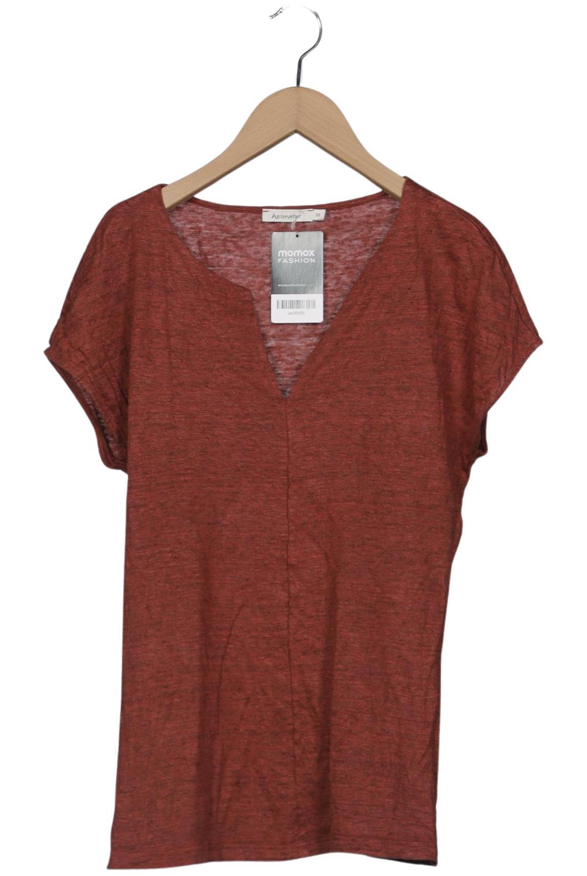 

hessnatur Damen T-Shirt, braun, Gr. 38