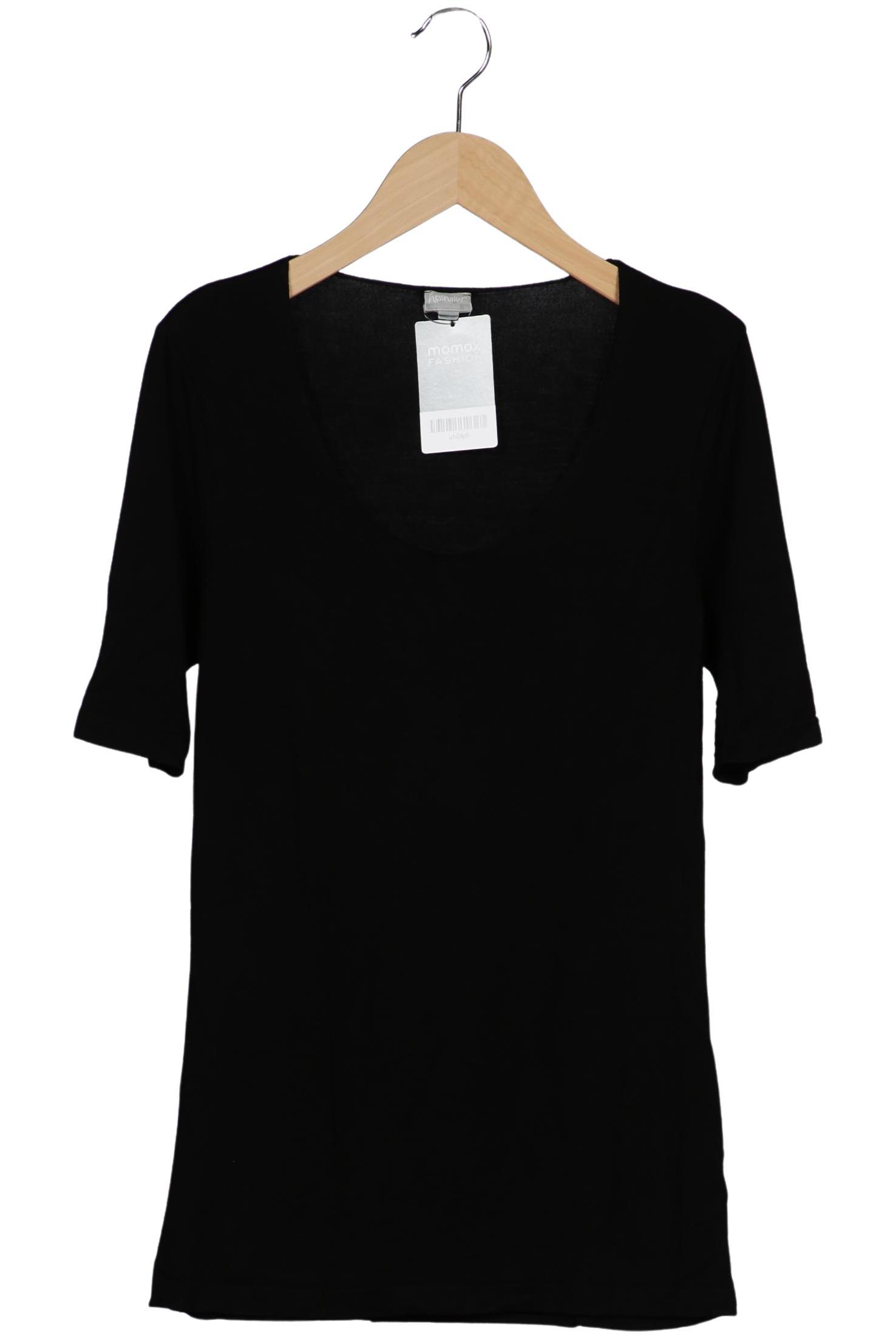 

hessnatur Damen T-Shirt, schwarz, Gr. 40