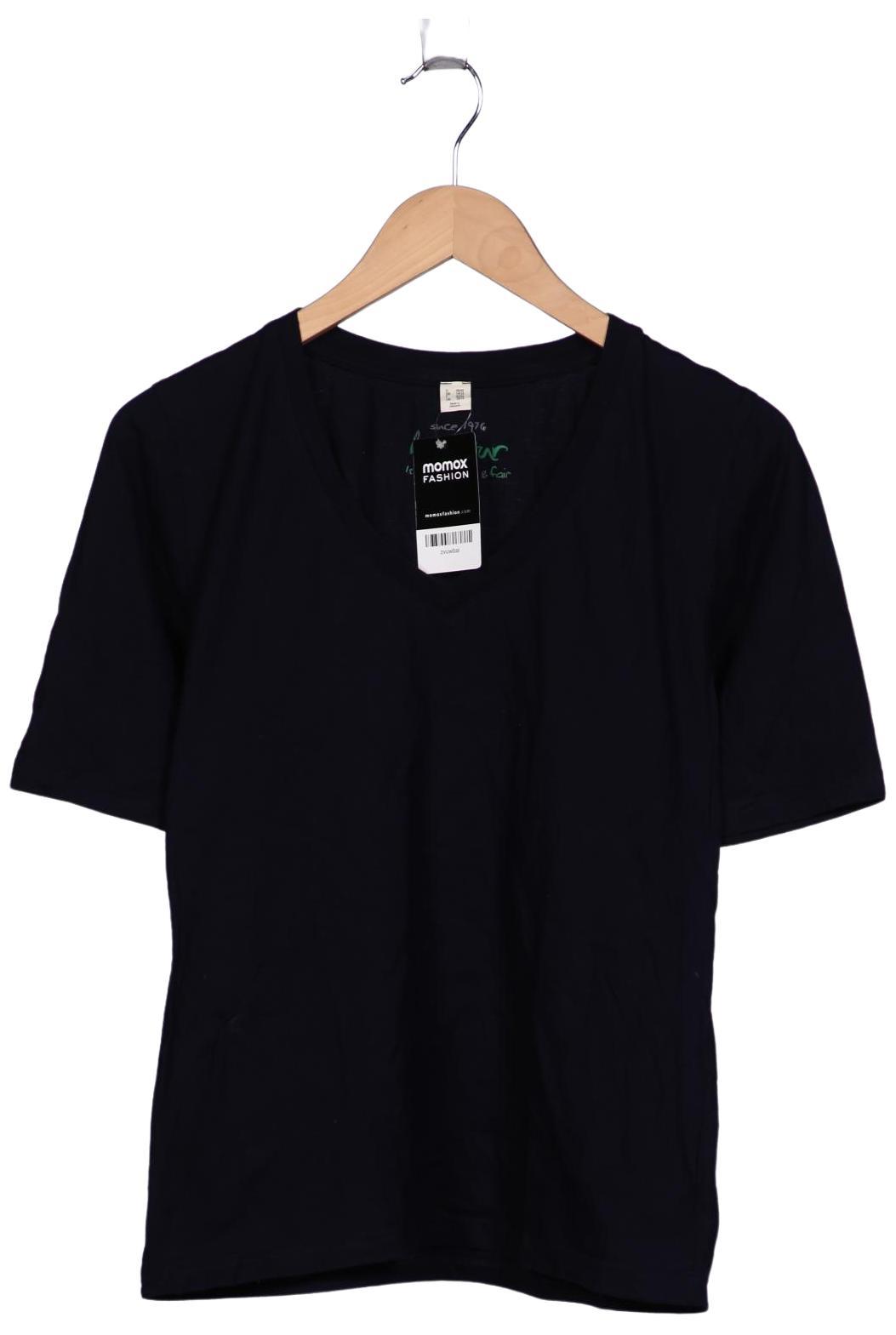 

hessnatur Damen T-Shirt, marineblau, Gr. 40