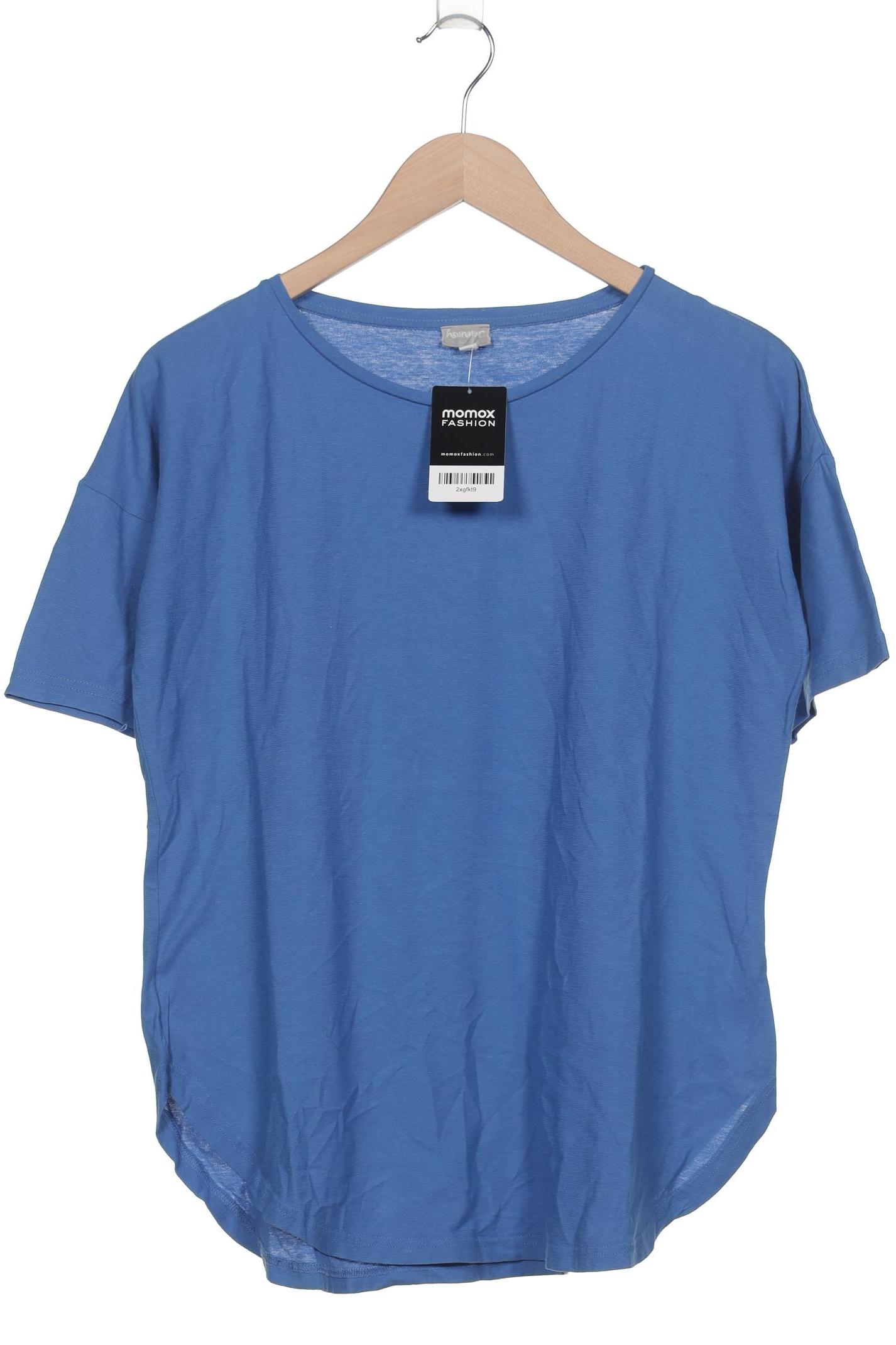 

hessnatur Damen T-Shirt, blau, Gr. 38