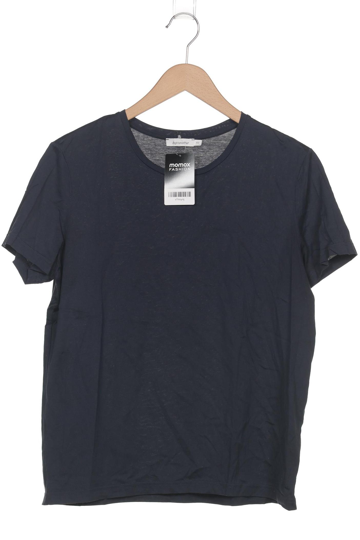 

hessnatur Damen T-Shirt, marineblau, Gr. 42