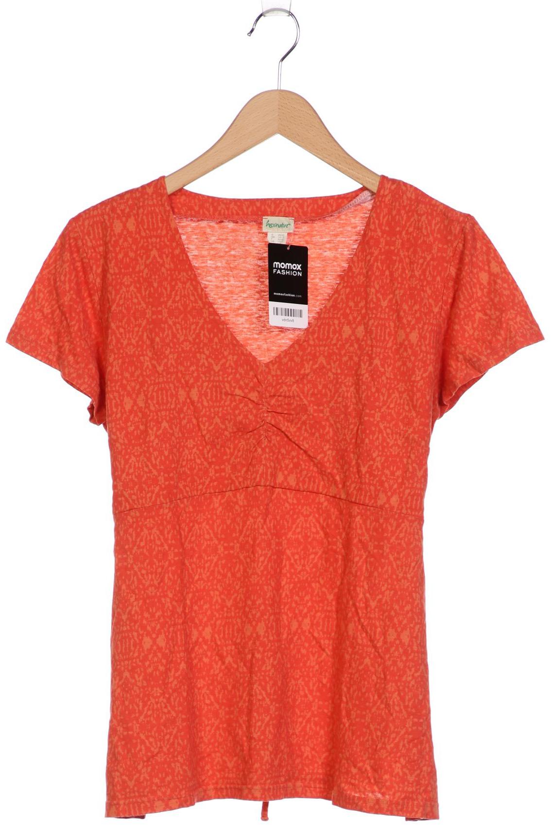 

hessnatur Damen T-Shirt, orange, Gr. 40