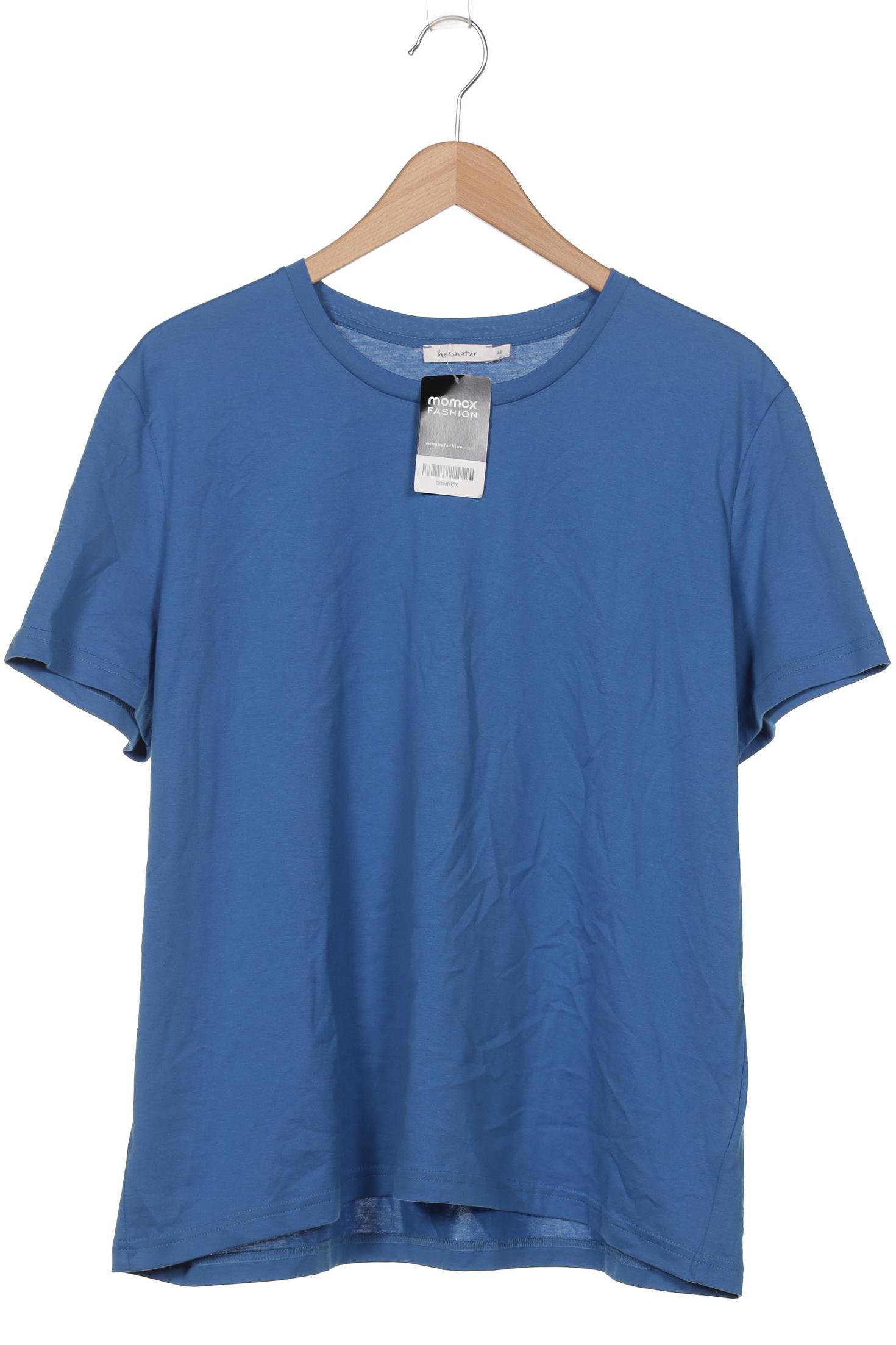 

hessnatur Damen T-Shirt, blau, Gr. 48