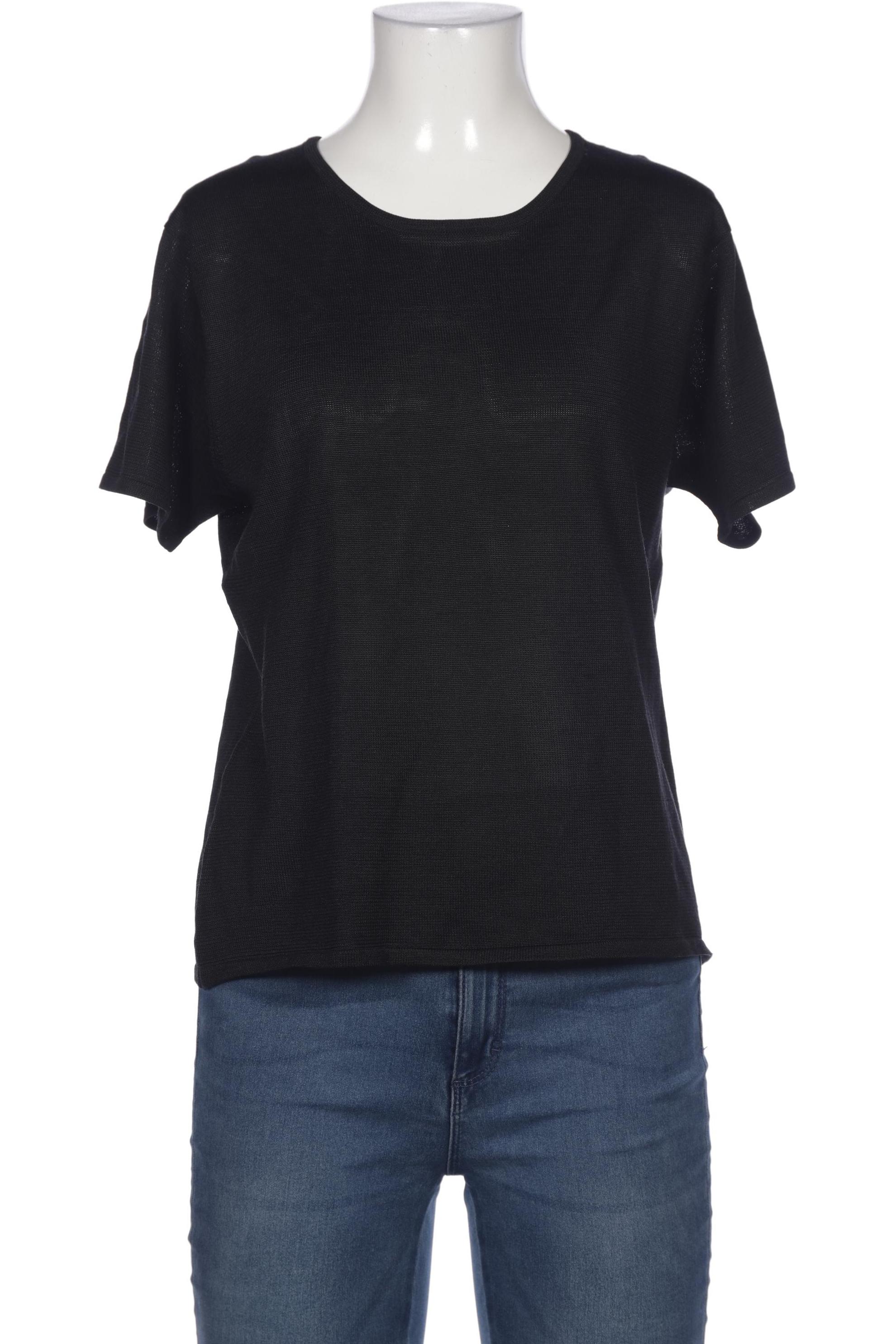 

hessnatur Damen T-Shirt, schwarz, Gr. 38