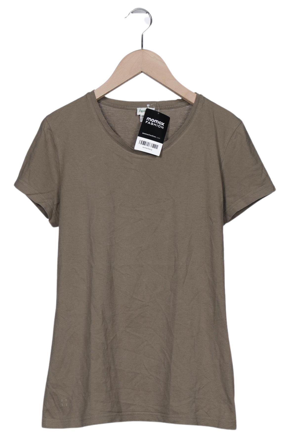 

hessnatur Damen T-Shirt, grün, Gr. 36