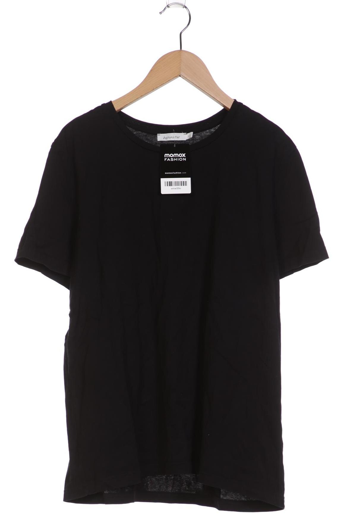 

hessnatur Damen T-Shirt, schwarz, Gr. 42