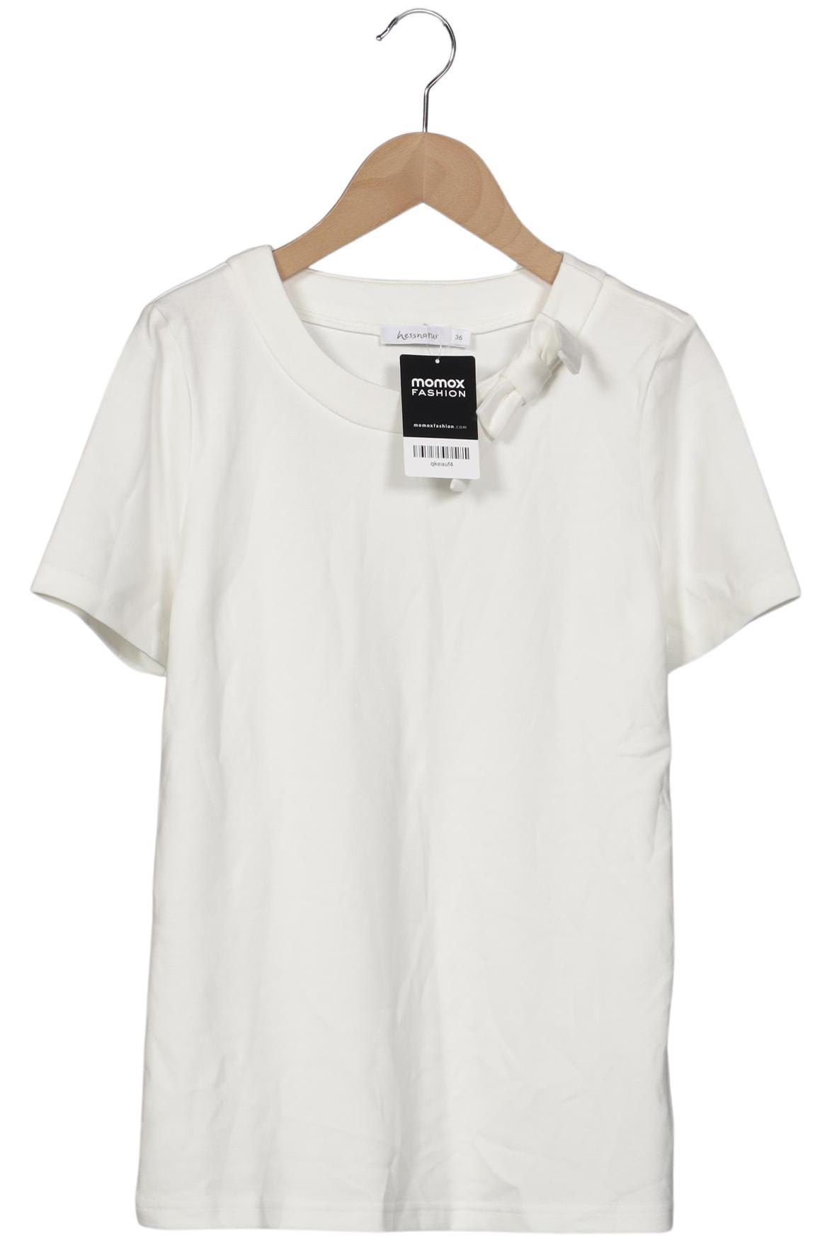 

hessnatur Damen T-Shirt, weiß, Gr. 36