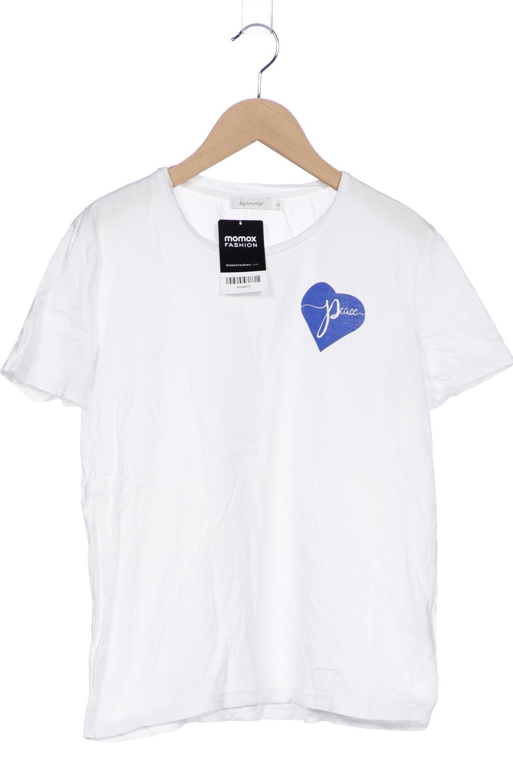 

hessnatur Damen T-Shirt, weiß, Gr. 38