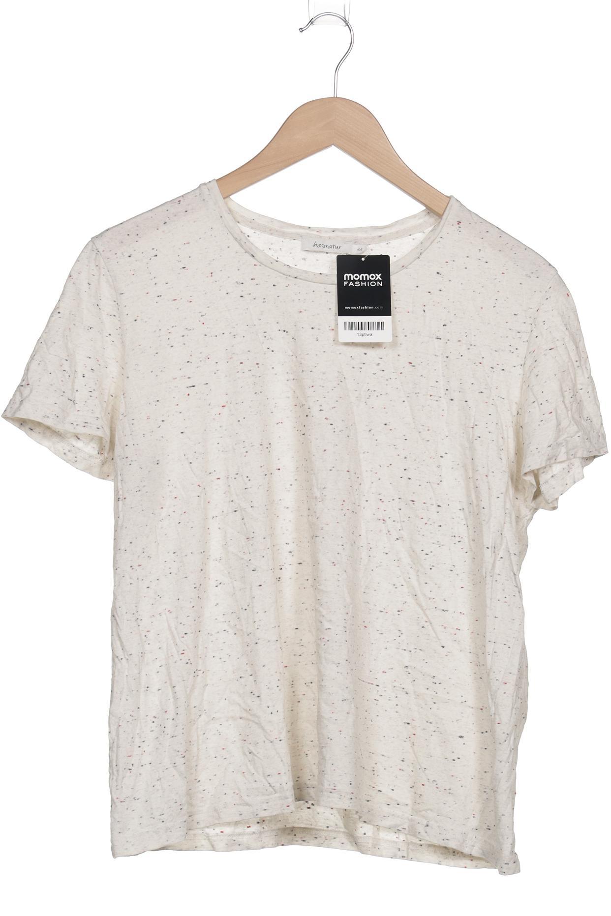 

hessnatur Damen T-Shirt, cremeweiß, Gr. 44