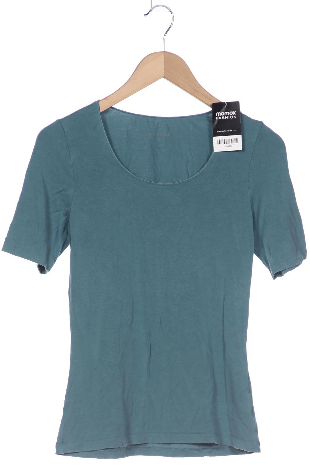 

hessnatur Damen T-Shirt, türkis, Gr. 38