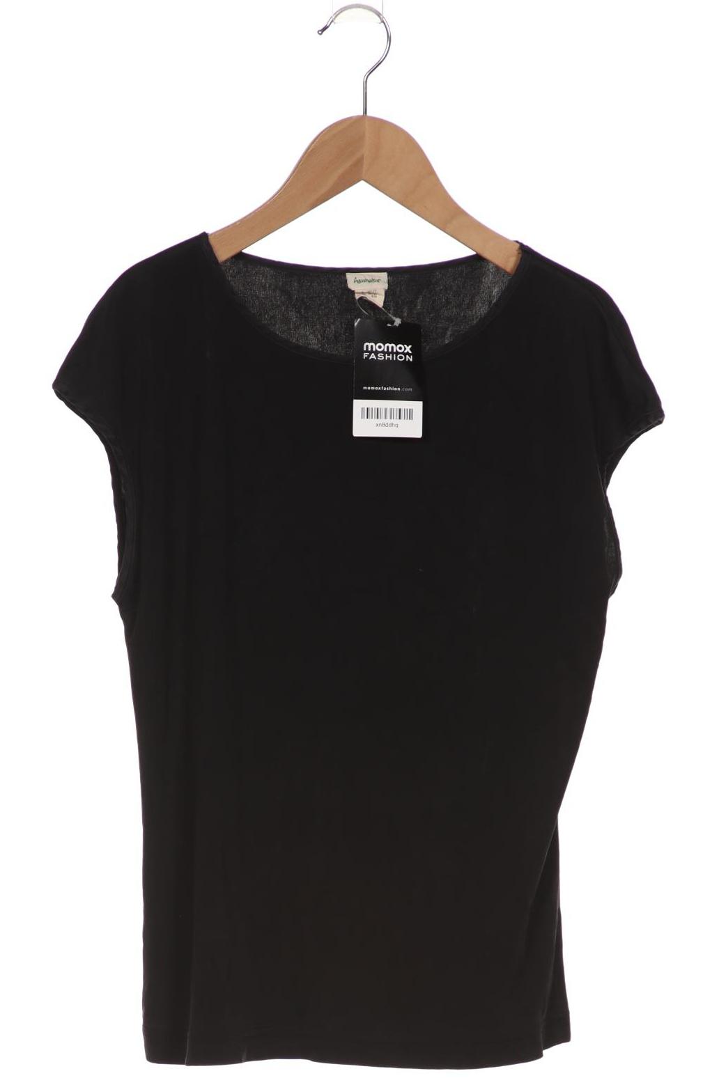 

hessnatur Damen T-Shirt, schwarz, Gr. 36